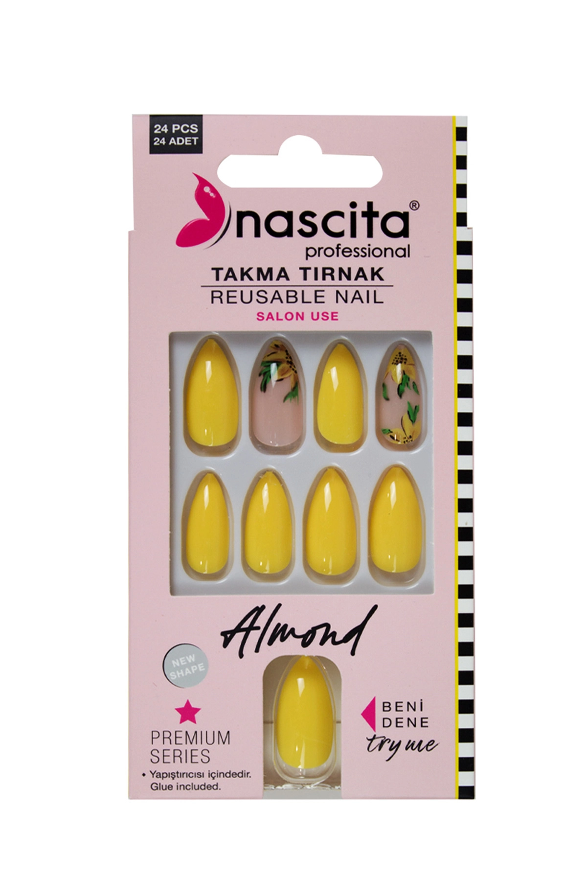 Nascita 24'lü Almond Renkli Takma Tırnak - 153 306831