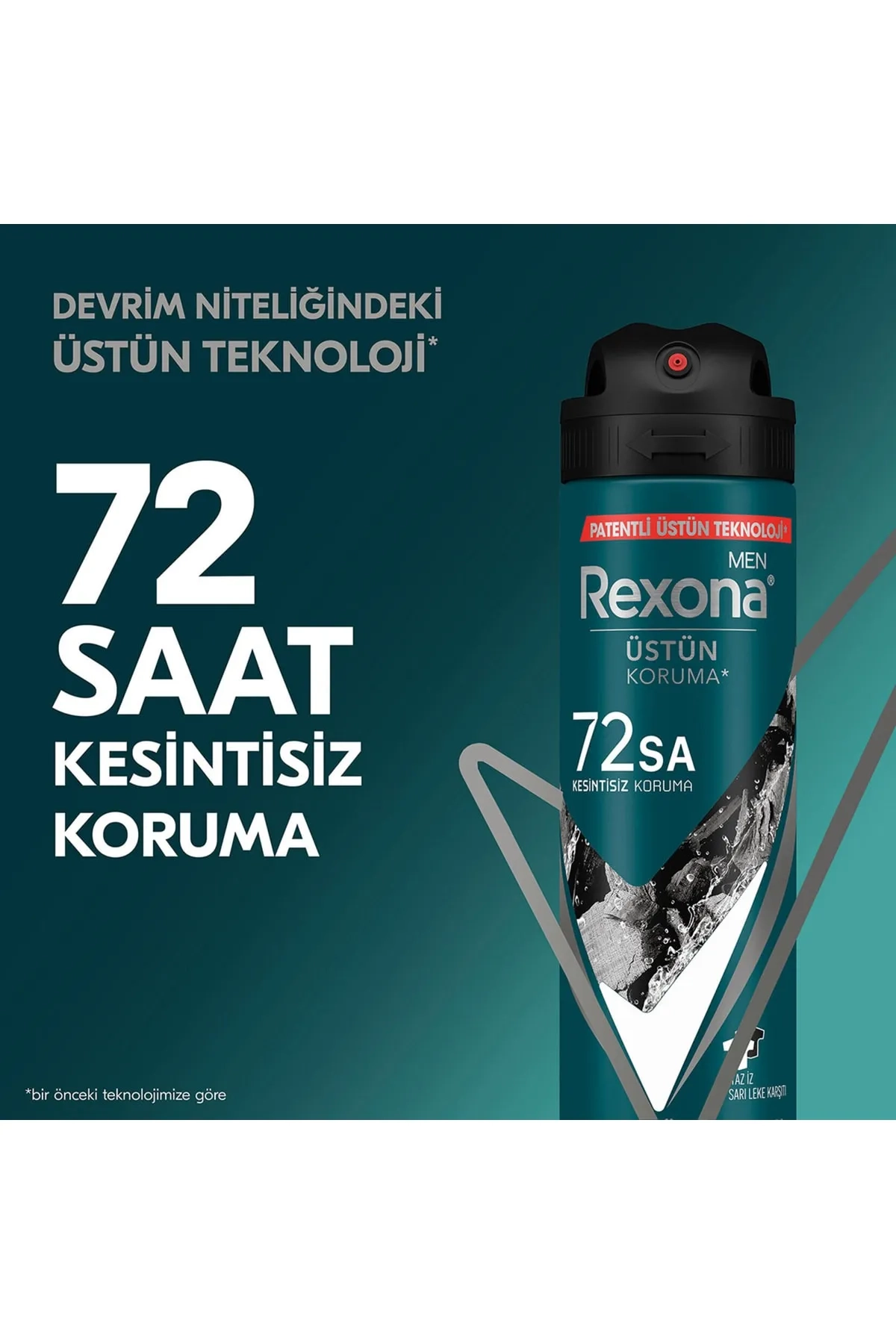 Rexona Men Erkek Sprey Deodorant Kömür Detox 72 Saat Kesintisiz Koruma 150 ml 286789
