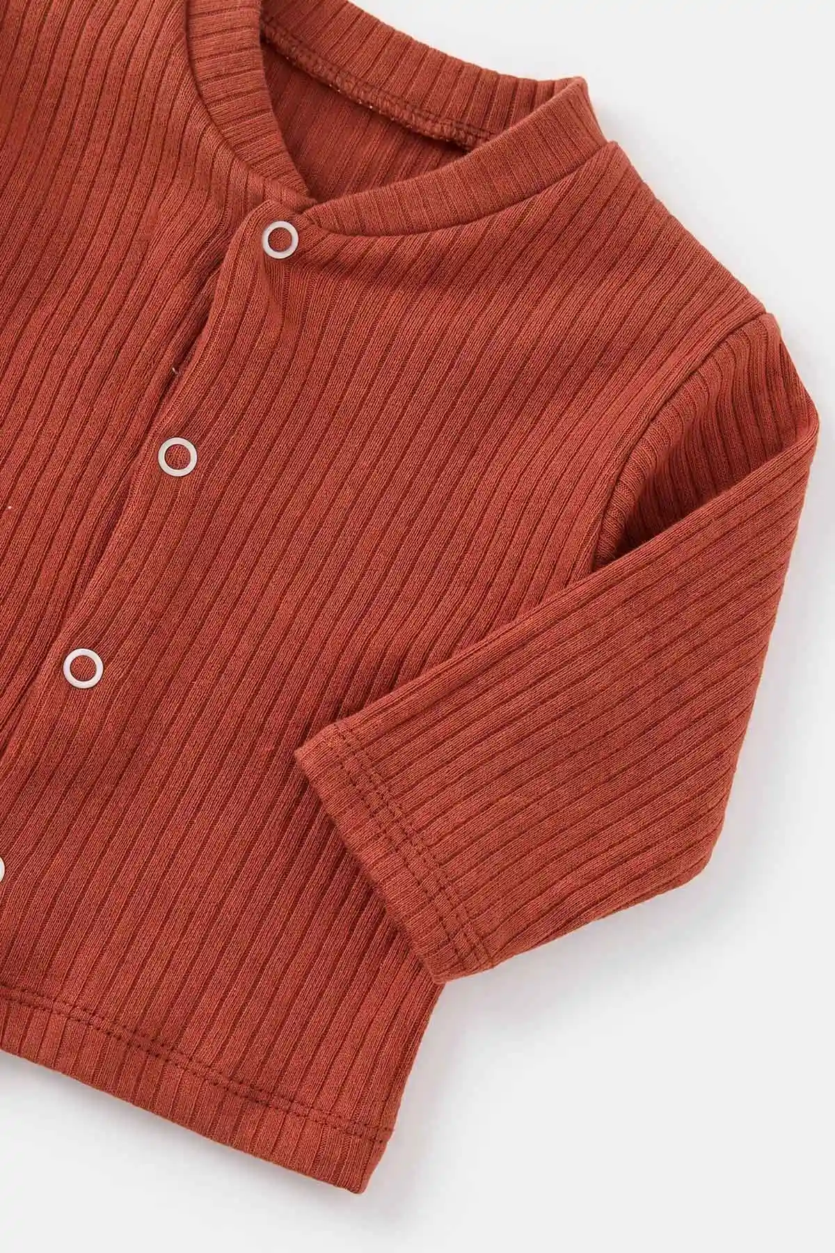 Kiremit (0-3 Ay) Raporlu Penye Kutulu Unisex 5'li Hastane Çıkış Seti 476625