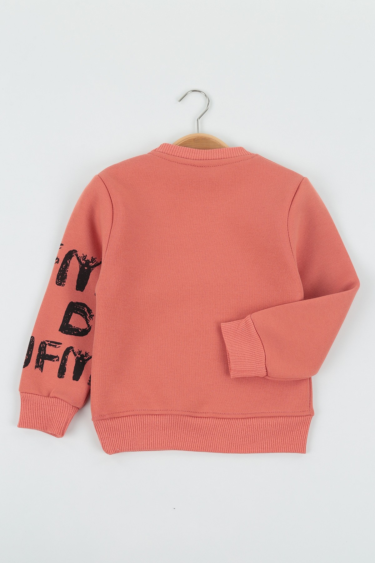 Kiremit (8-12 Yaş) Lvors Baskılı Üç İp Şardonlu Erkek Çocuk Sweat Polar 135188
