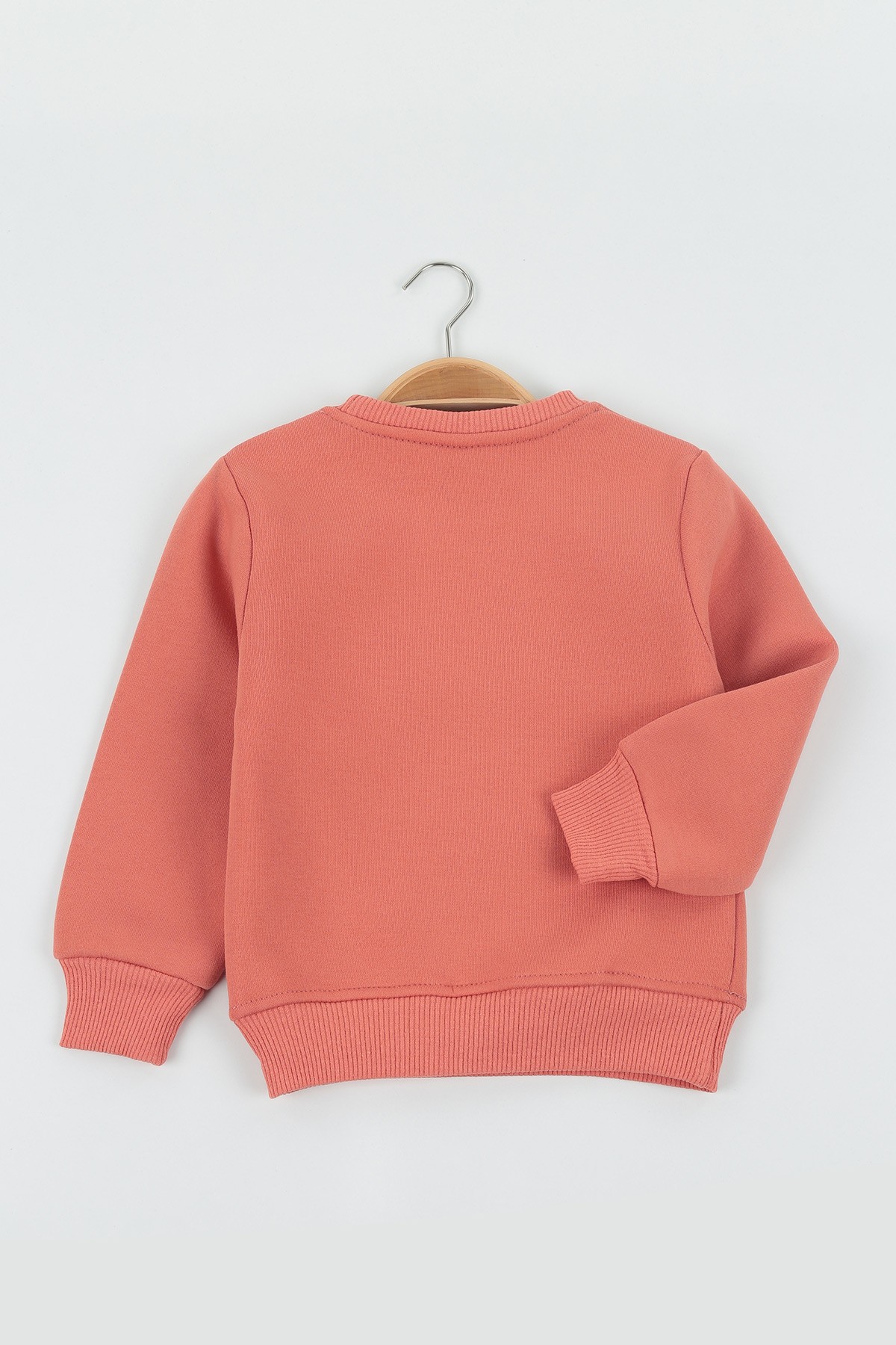 Kiremit (8-12 Yaş) Wowo Wın Baskılı Üç İp Şardonlu Erkek Çocuk Sweat Polar 135248