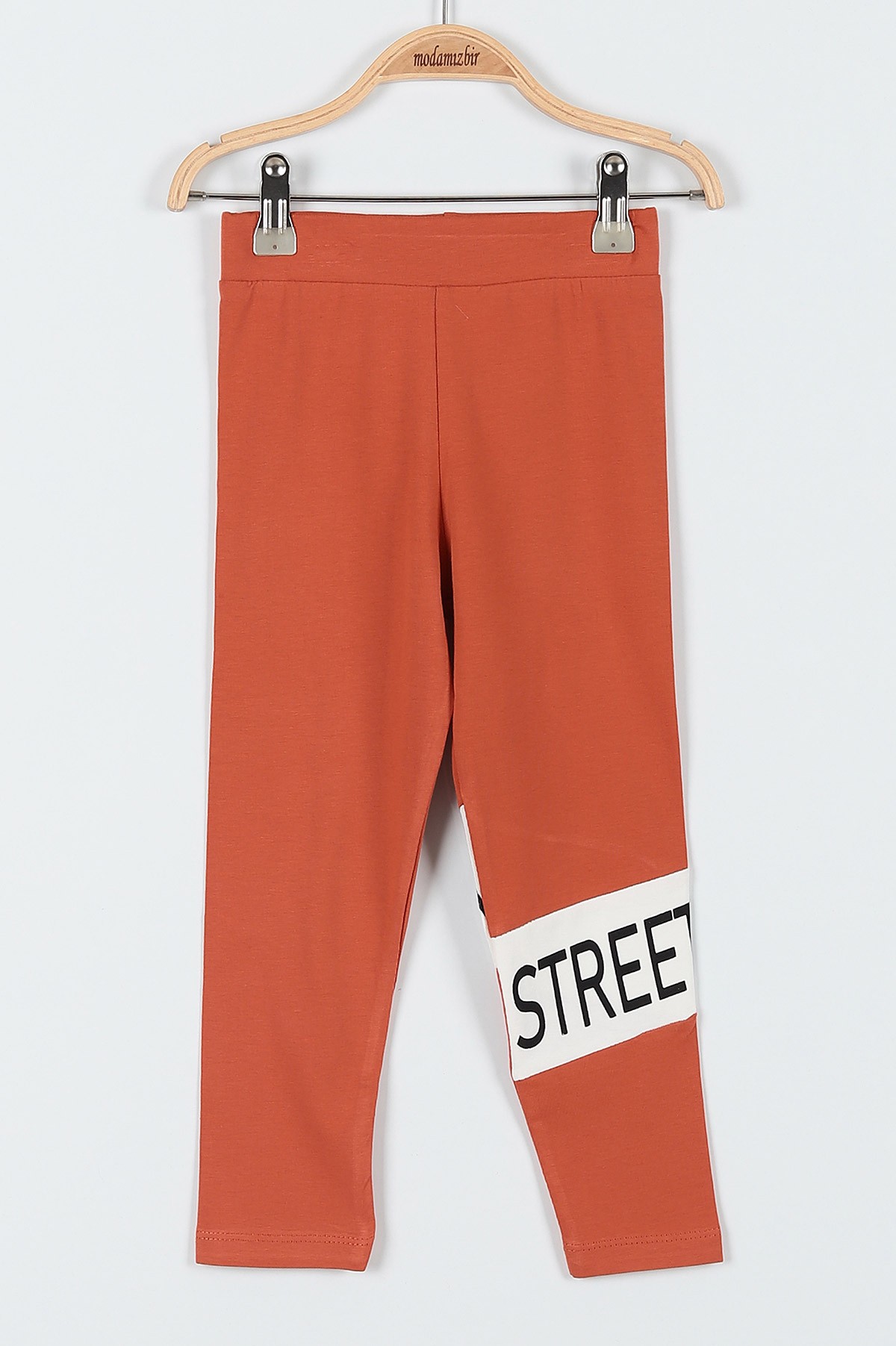 Kiremit (9-12 Yaş) Street Wear Baskılı Kız Çocuk Takım 180949