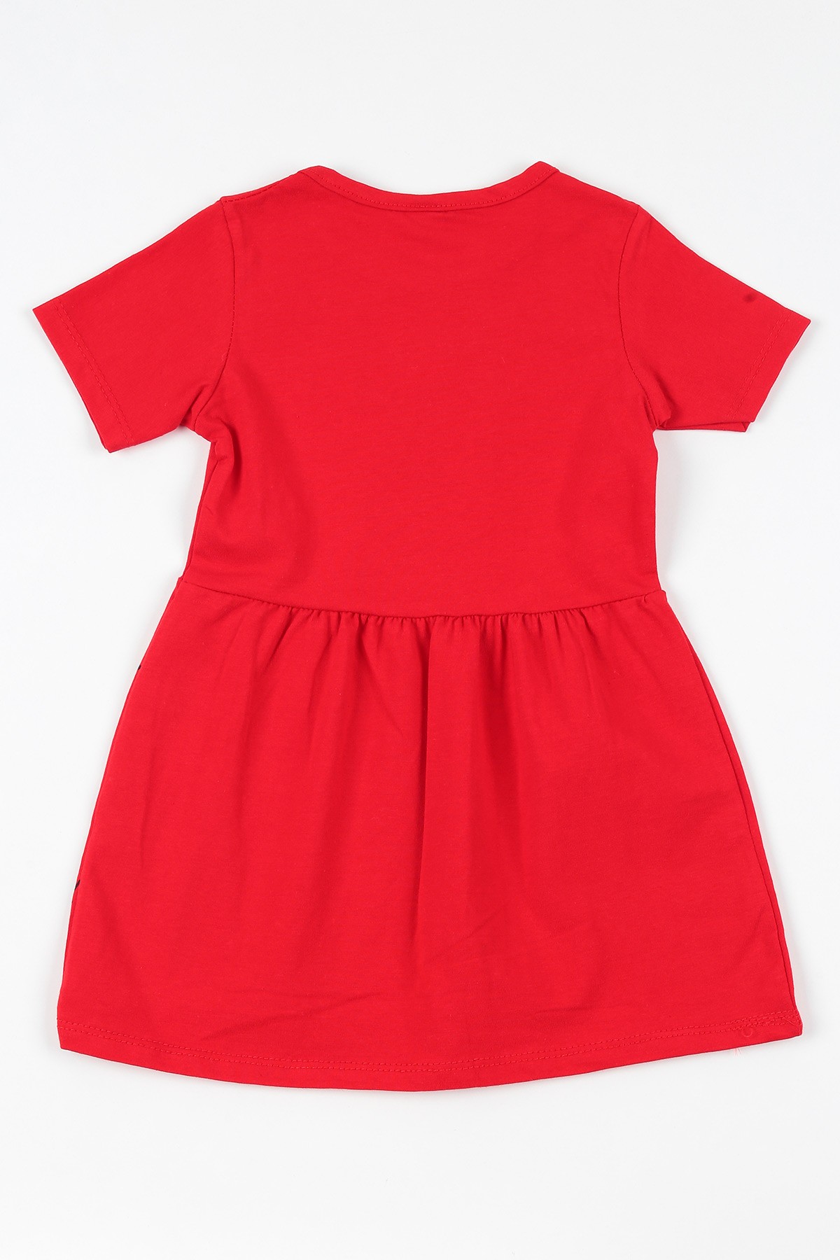 Kırmızı (2-10 yaş) Moschino Toy Baskılı Kız Çocuk Elbise 108646