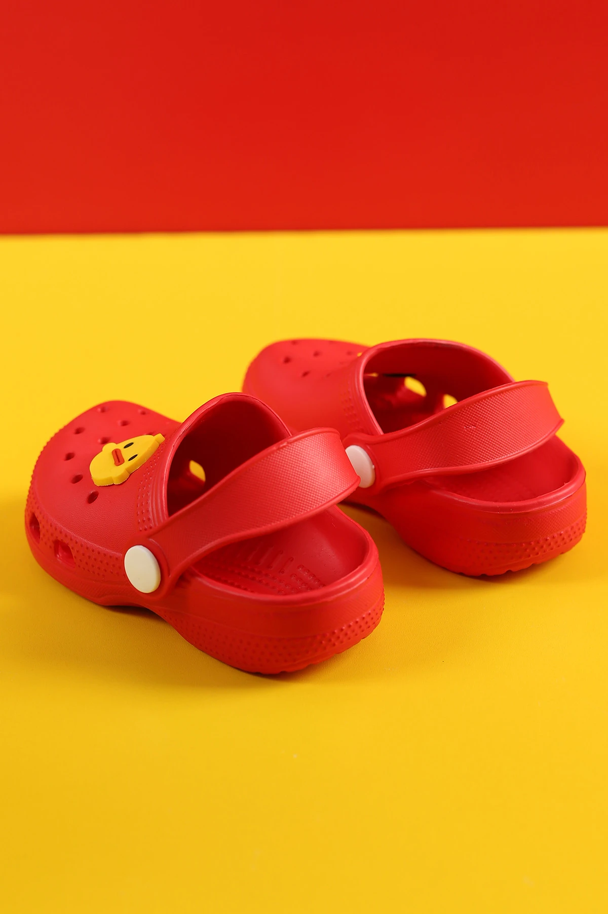 Kırmızı (22-25) Figürlü Eva Bebe Terlik & Sandalet 258823