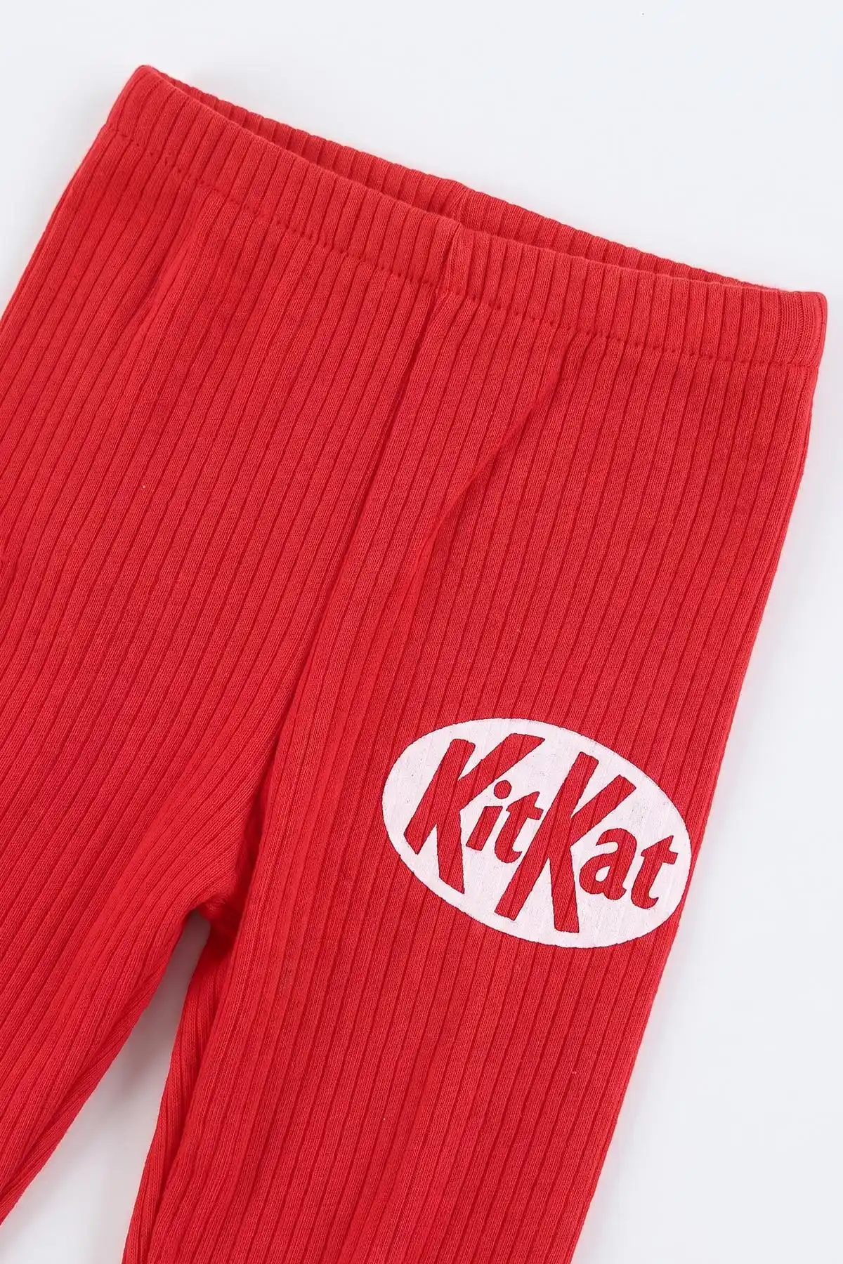 Kırmızı (3-12 Ay)Kit Kat Baskılı Şapkalı Bebek Takım 482242
