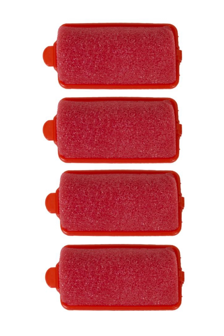 Kırmızı 3 cm Sünger  Bigudi (4 Lü ) 340619