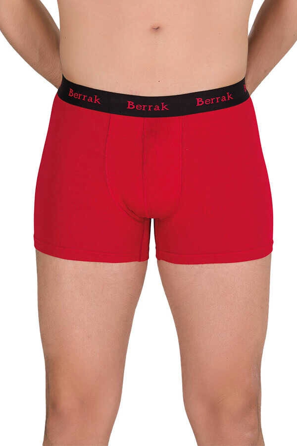 Kırmızı Berrak Modal Likralı Erkek Boxer 369013