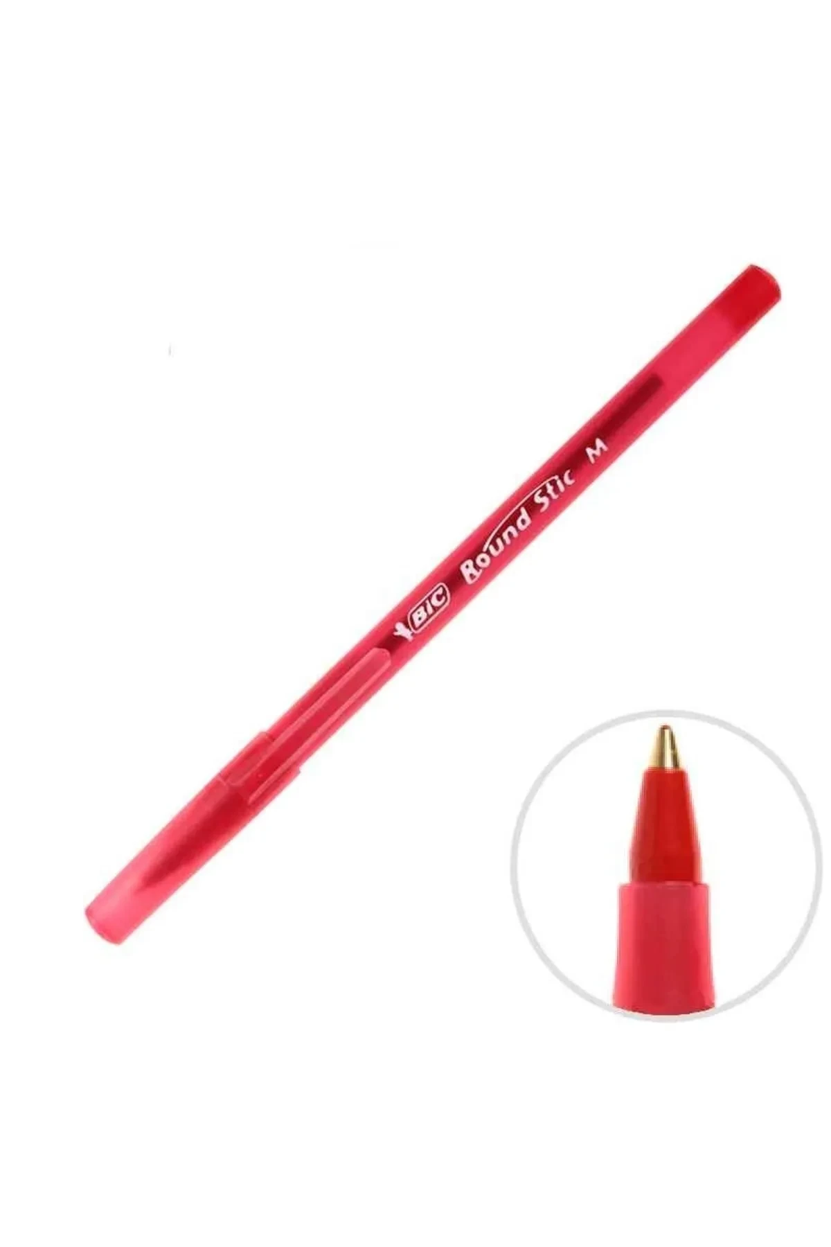 Bic Round Stic Kırmızı Tükenmez Kalem 274459