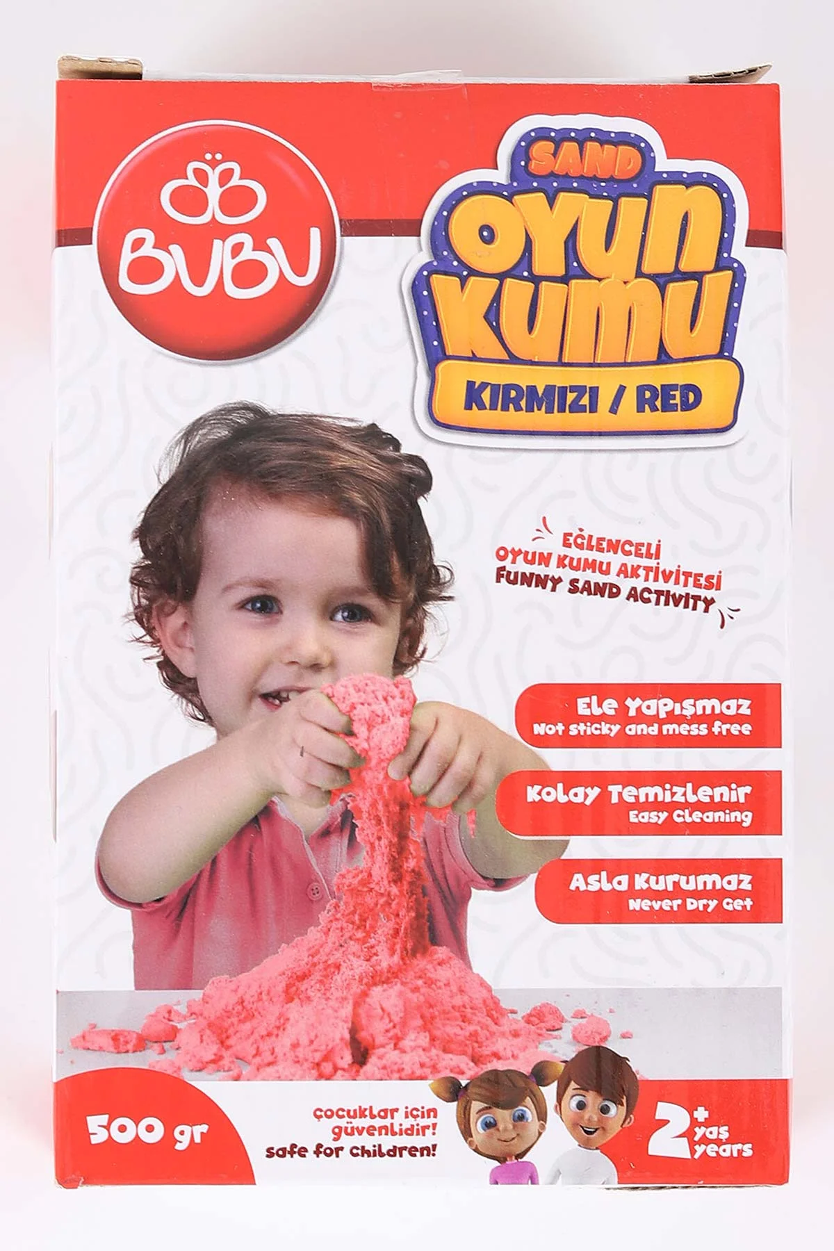 Kırmızı Bu Bu Kinetik Oyun Kumu 500 Gr 428058