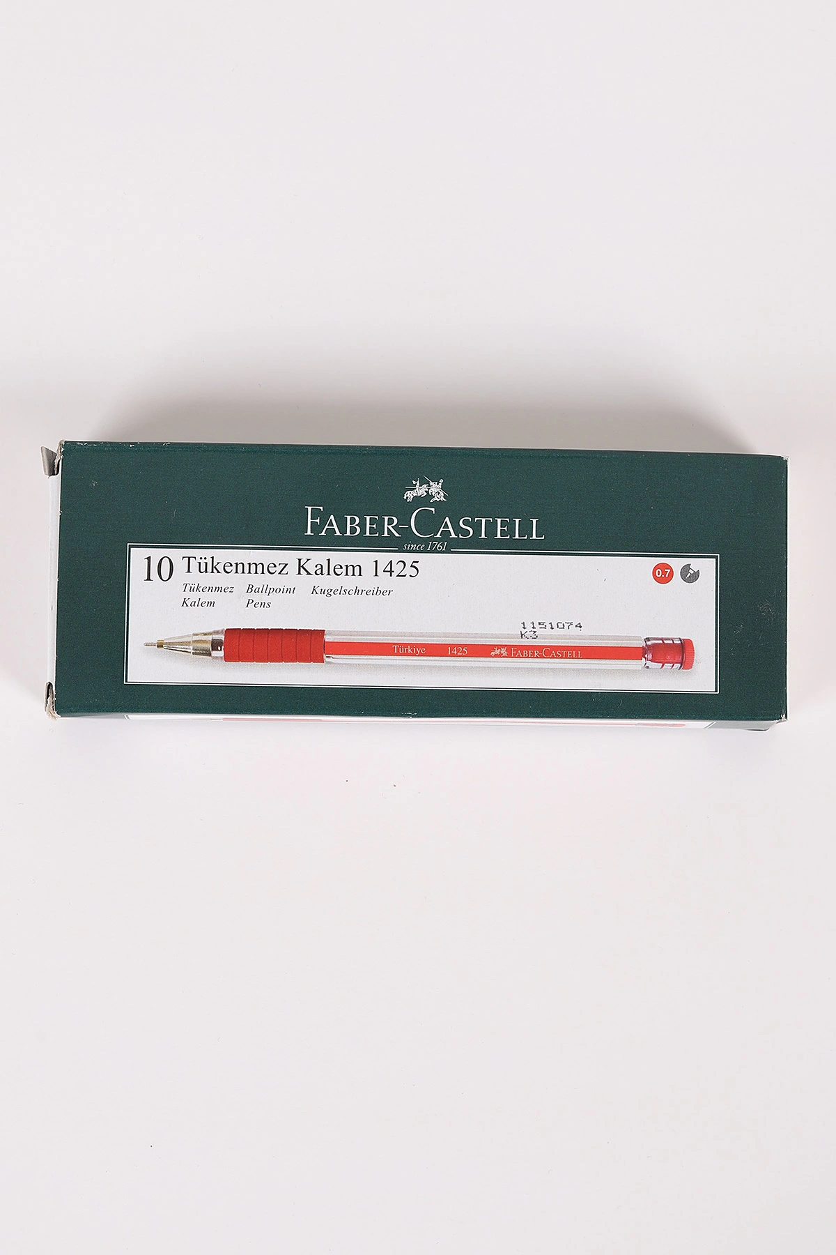 Kırmızı Faber Castell İğne Uç Tükenmez Kalem 10'lu 461287