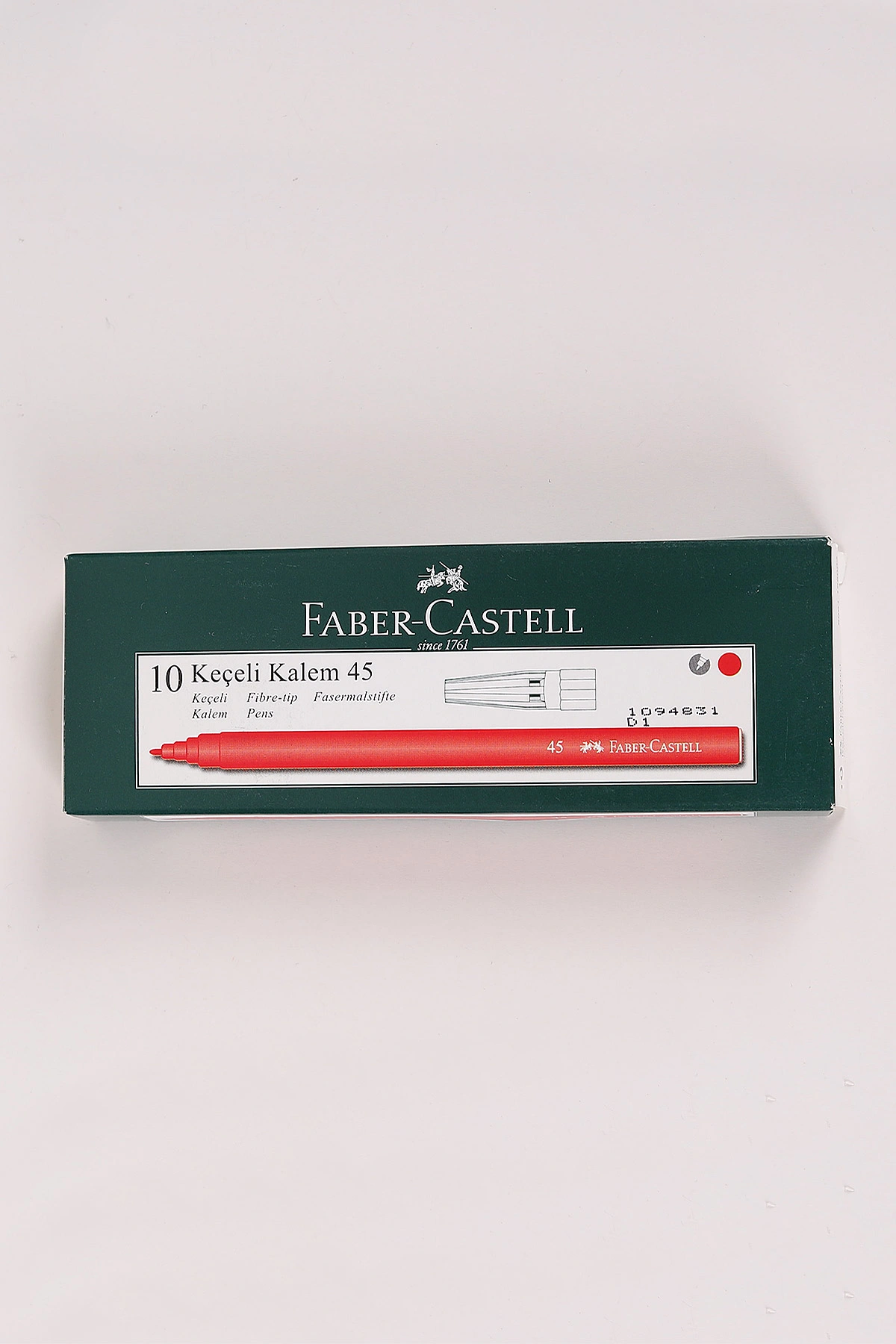 Kırmızı Faber Castell Keçeli Kalem 10'lu 456954