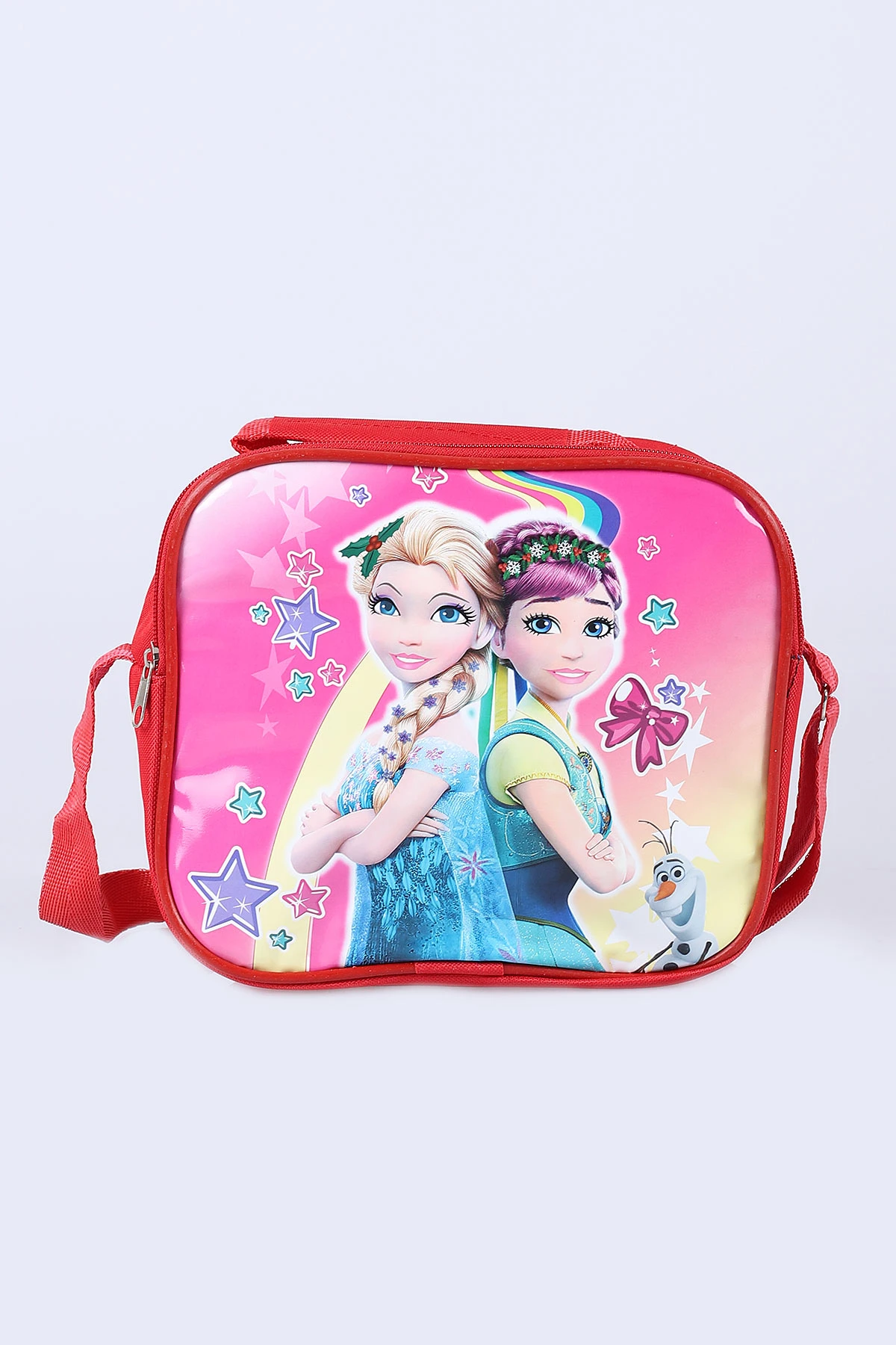 Kırmızı Folyolu Kız Çocuk Beslenme Çantası 295788