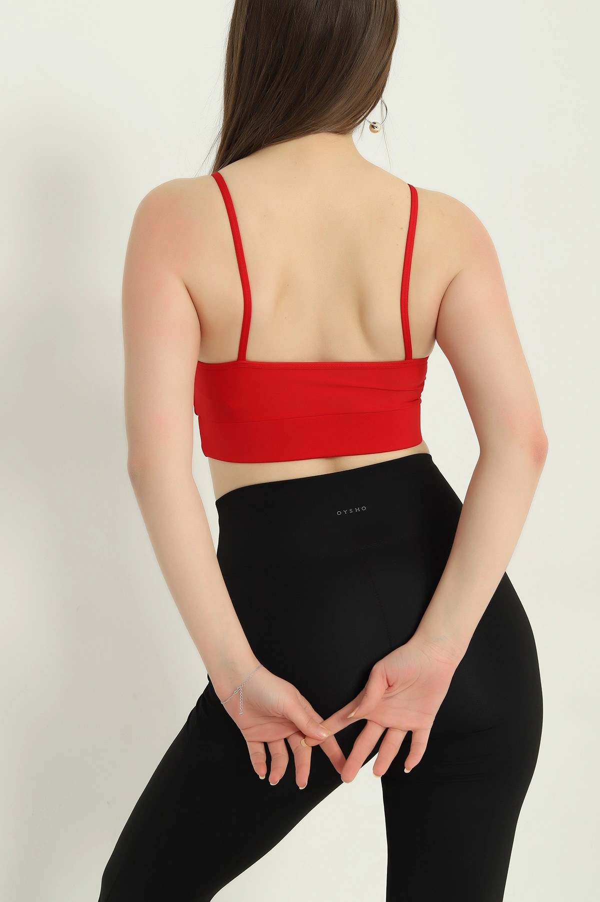 Kırmızı Kaplı İp Askılı Büstiyer 337081