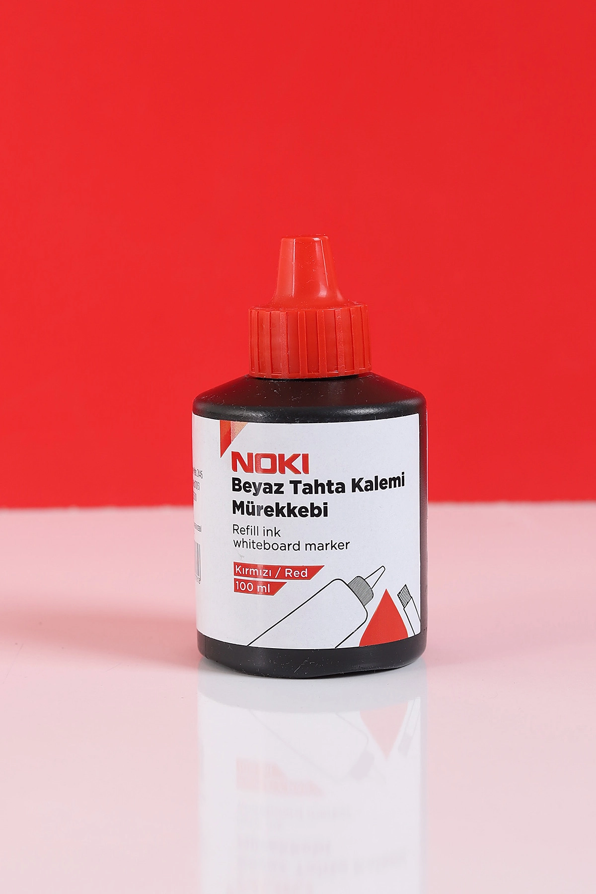 Kırmızı Noki Beyaz Tahta Kalemi Mürekkebi 100 ml 281979