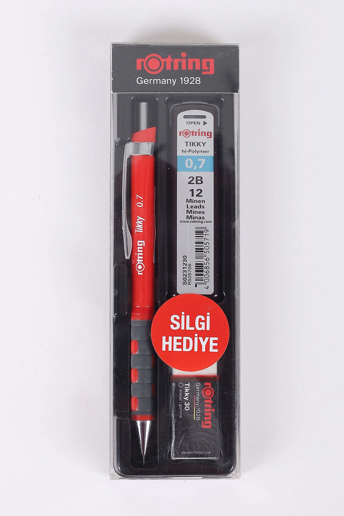 Kırmızı Rotring Tikky 0.7 Uçlu Kalem Seti 429688