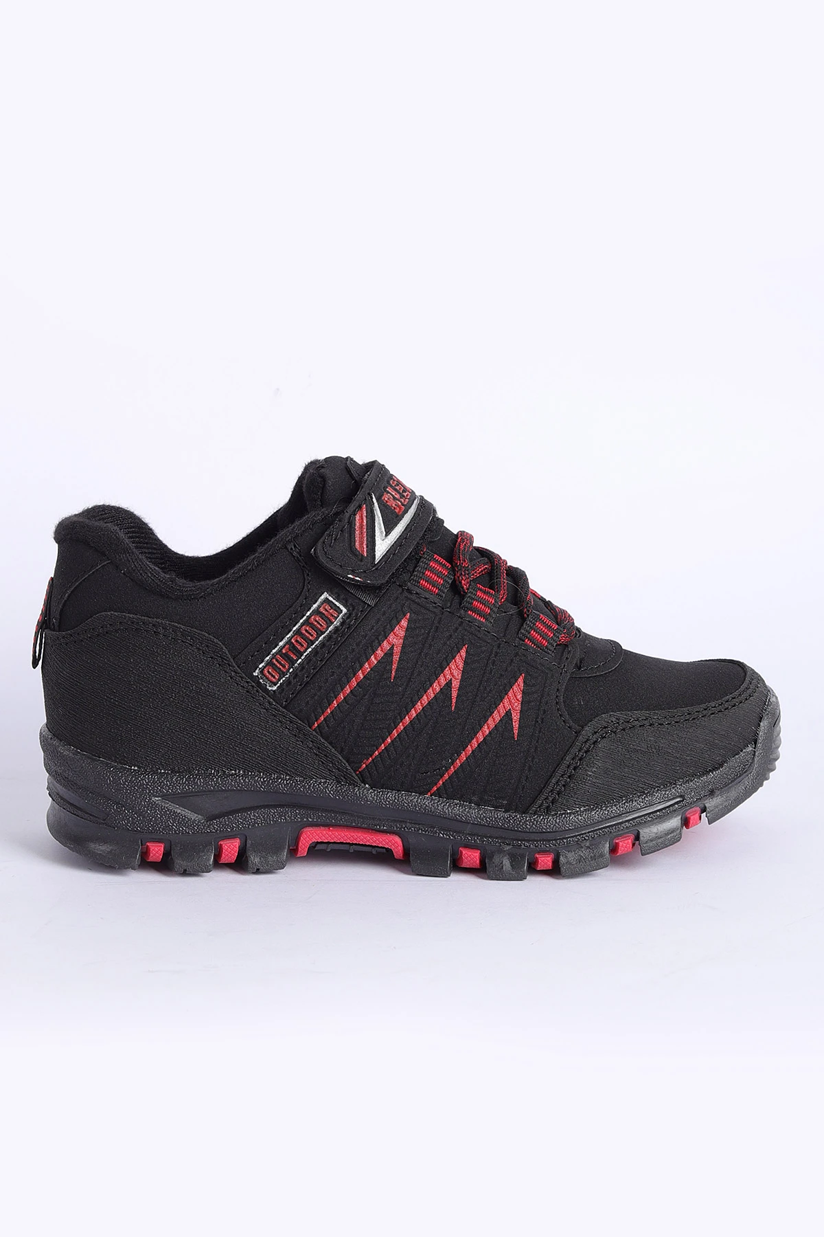 Kırmızı Siyah (30-35 Filet )Outdoor Kalın Tabanlı Cırtlı Çocuk Bot 305562