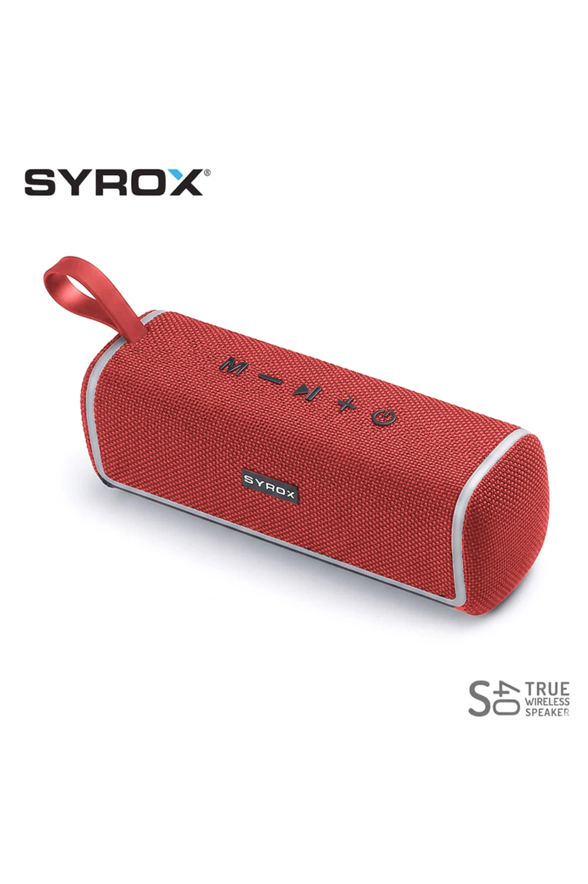 Kırmızı Syrox S40 5.0 + EDR full Bas Rgb Led Speaker Taşınabilir Bluetooth Hoparlör 453592