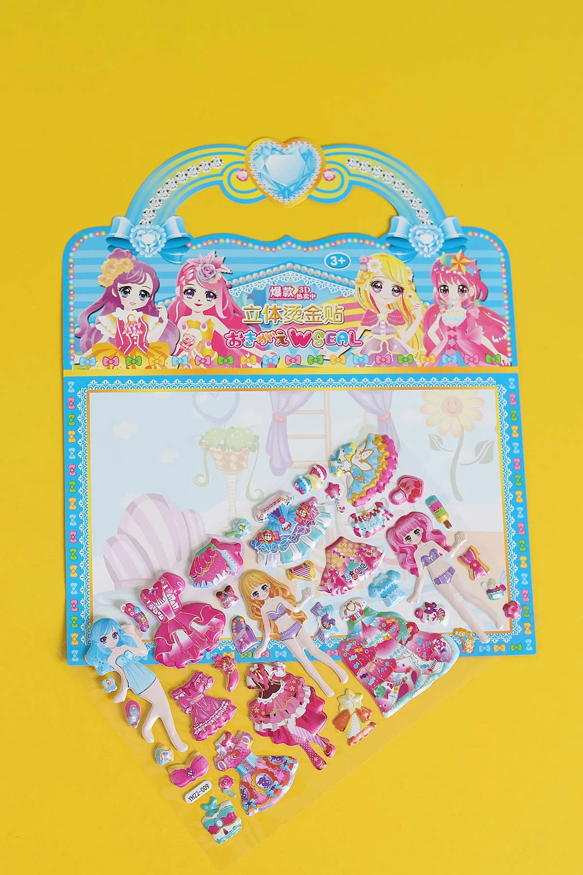 Kız Giydirme Sticker Set, Karışık Eğitici Çıkartmalar 292797