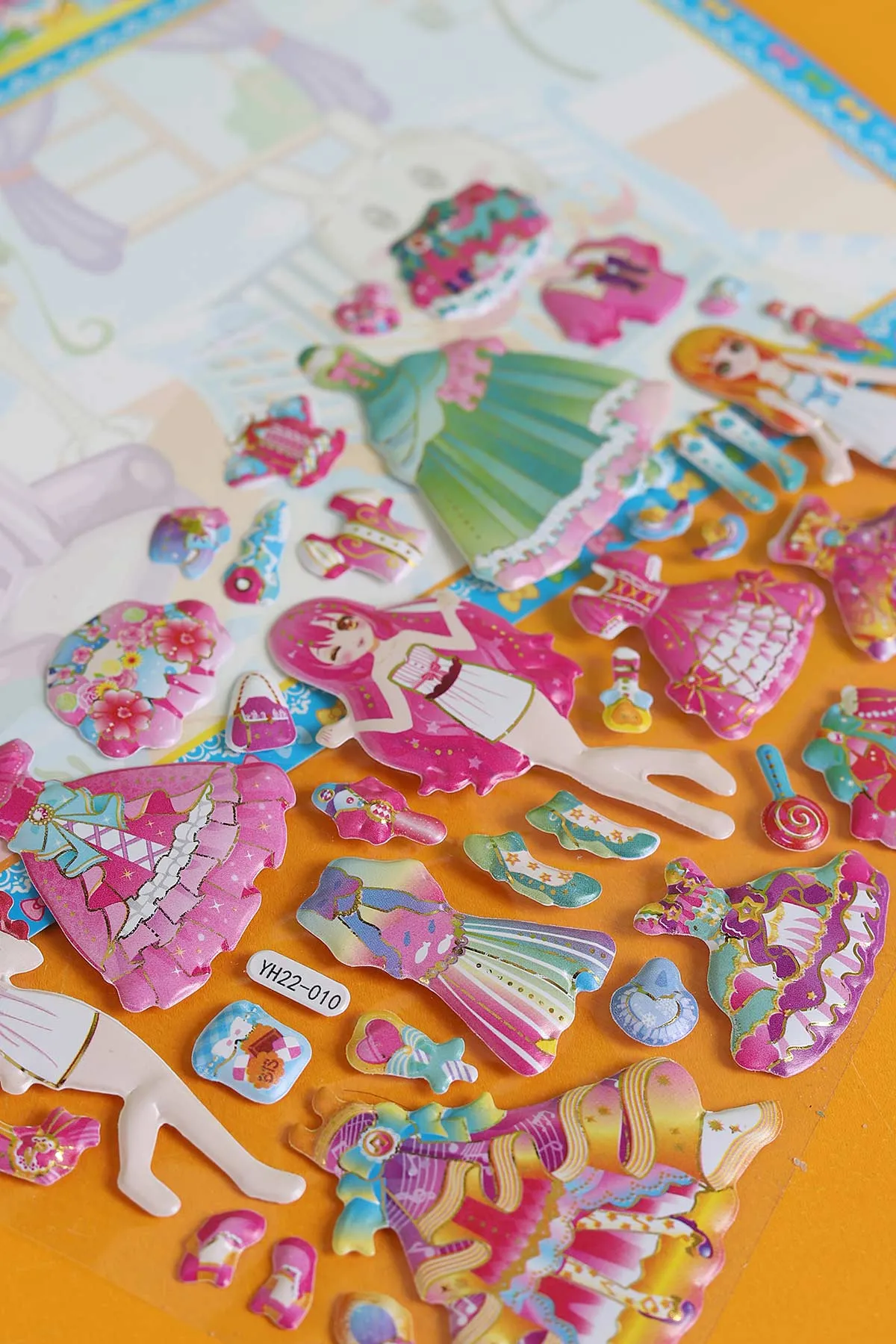 Kız Giydirme Sticker Set, Karışık Eğitici Çıkartmalar 292798