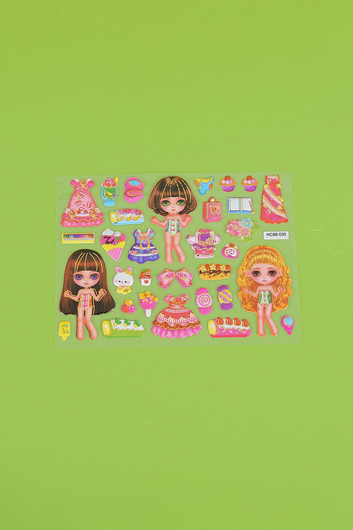 Kız Giydirme Sticker Set, Karışık Eğitici Çıkartmalar 295902
