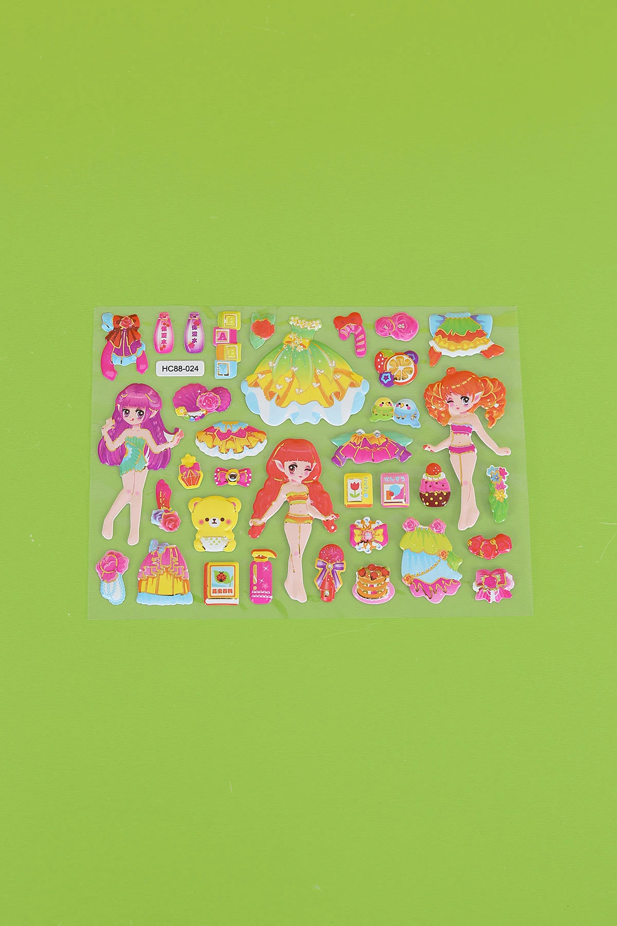Kız Giydirme Sticker Set, Karışık Eğitici Çıkartmalar 295903