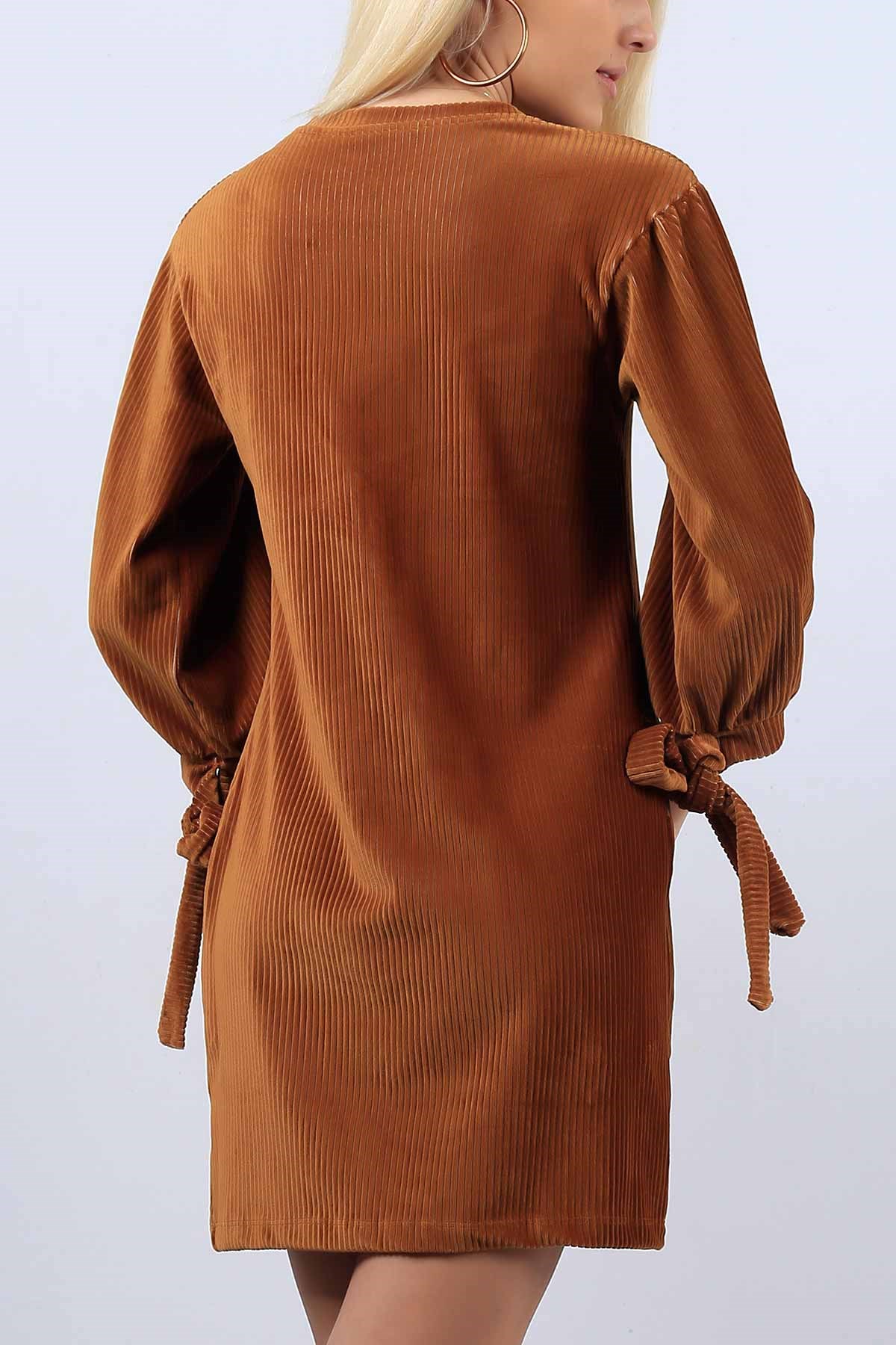 Kol Bağlamalı Taba Bayan Tunik 10810B