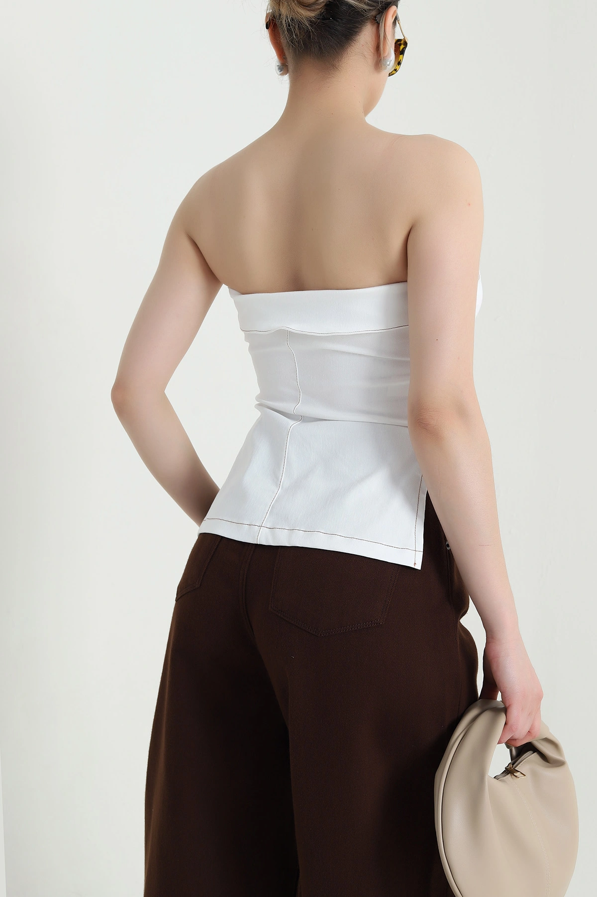 Kot Straplez Kadın Bluz 467710