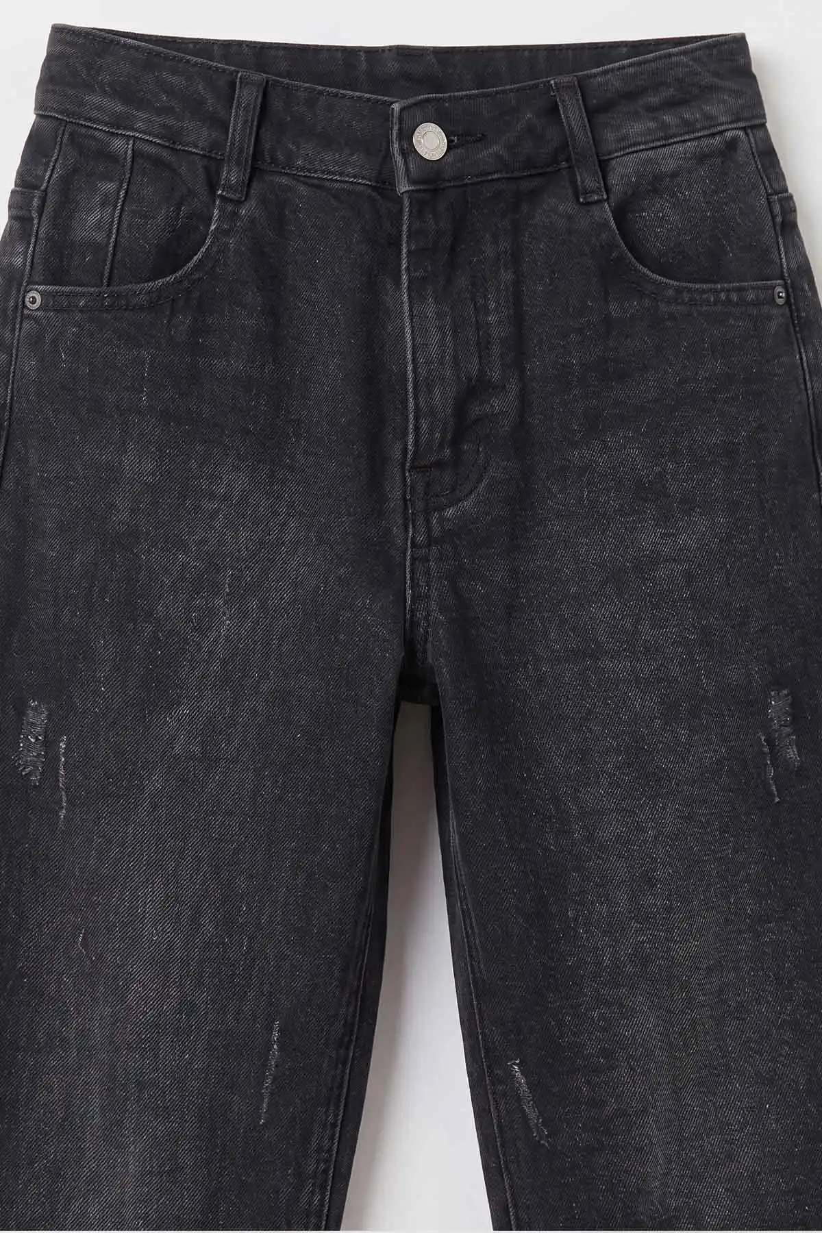 Koyu Füme (6-15 Yaş)Baggy Erkek Çocuk Kot Pantolon 492830
