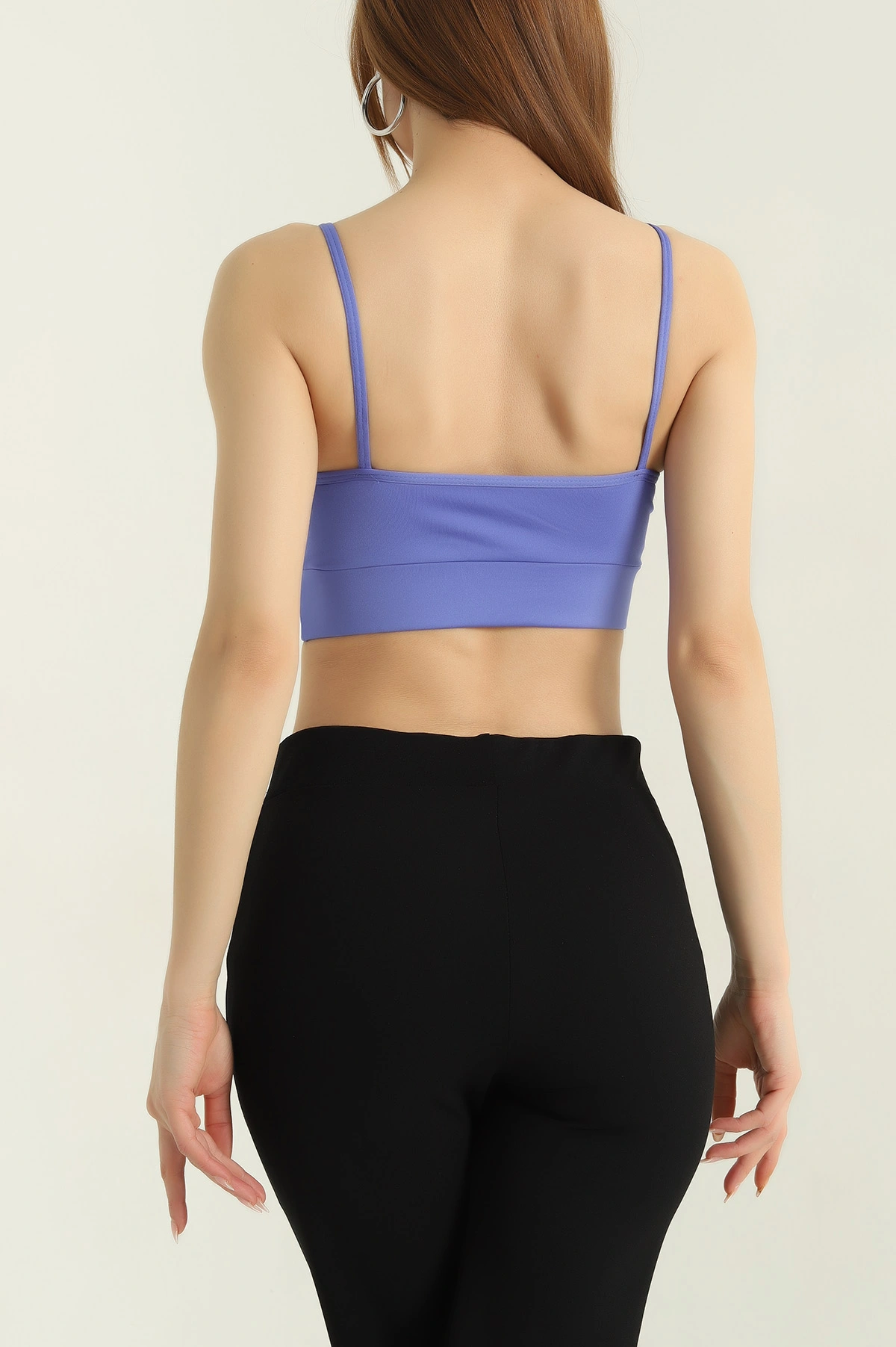 Koyu Mavi Kaplı İp Askılı Büstiyer 357285