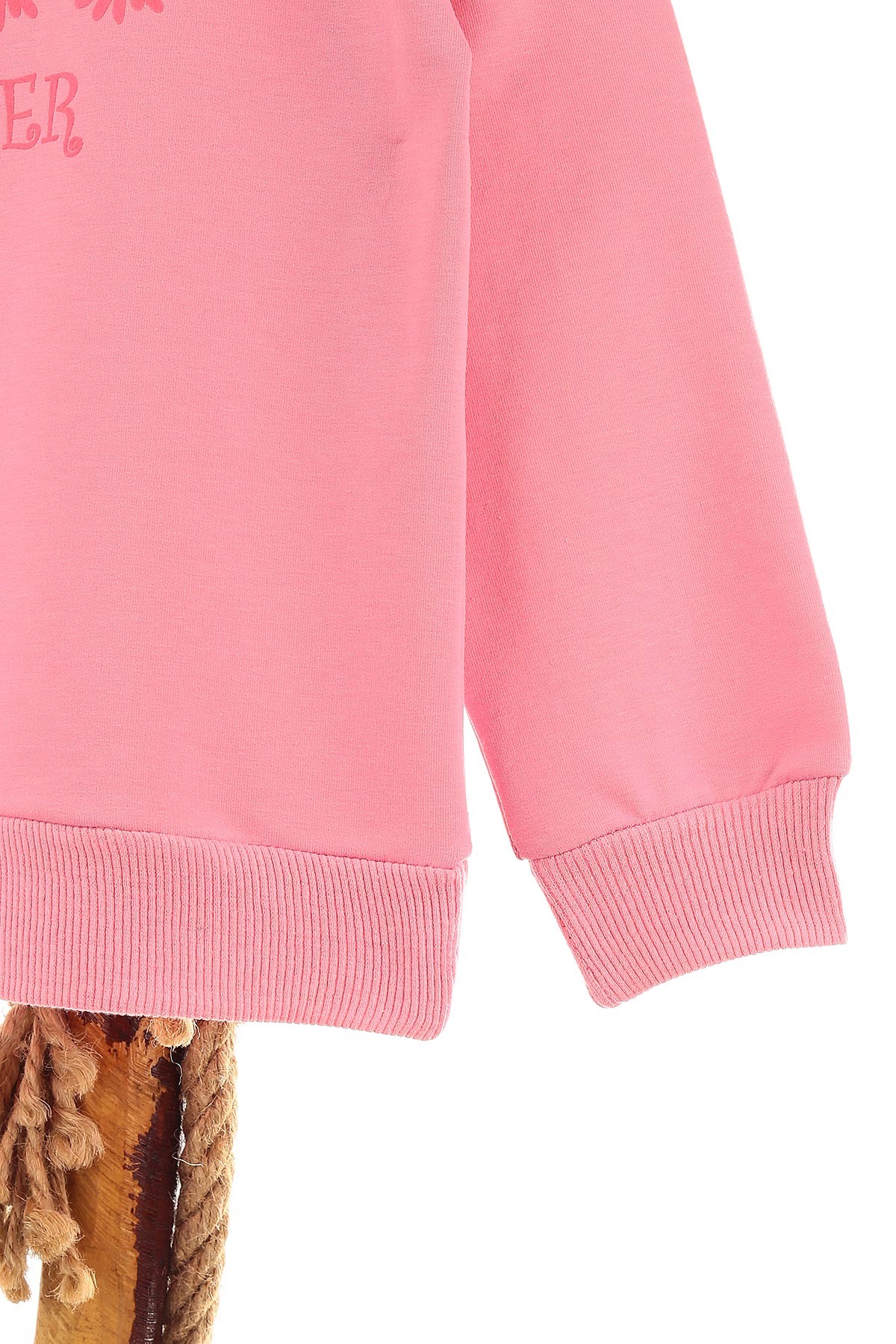 Koyu Pembe (1-4 Yaş) Flower Papatya Baskılı Kız Bebe Sweat 155248