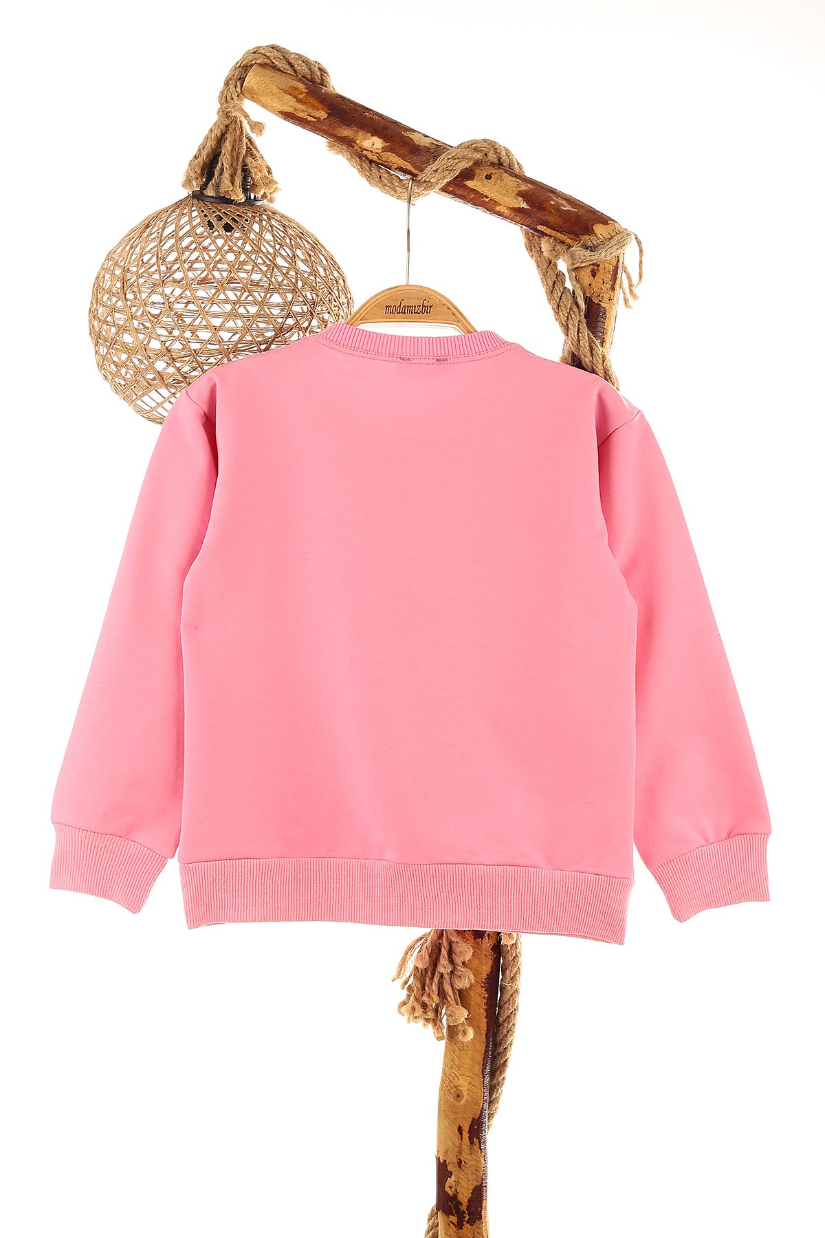 Koyu Pembe (1-4 Yaş) Flower Papatya Baskılı Kız Bebe Sweat 155248