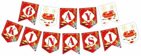 Zikzak Banner 6 Ay Kınası 303190