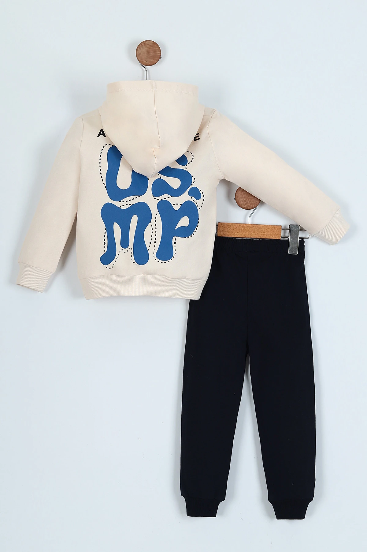 Krem (2-5 Yaş) Baskılı Erkek Çocuk Takım 239555