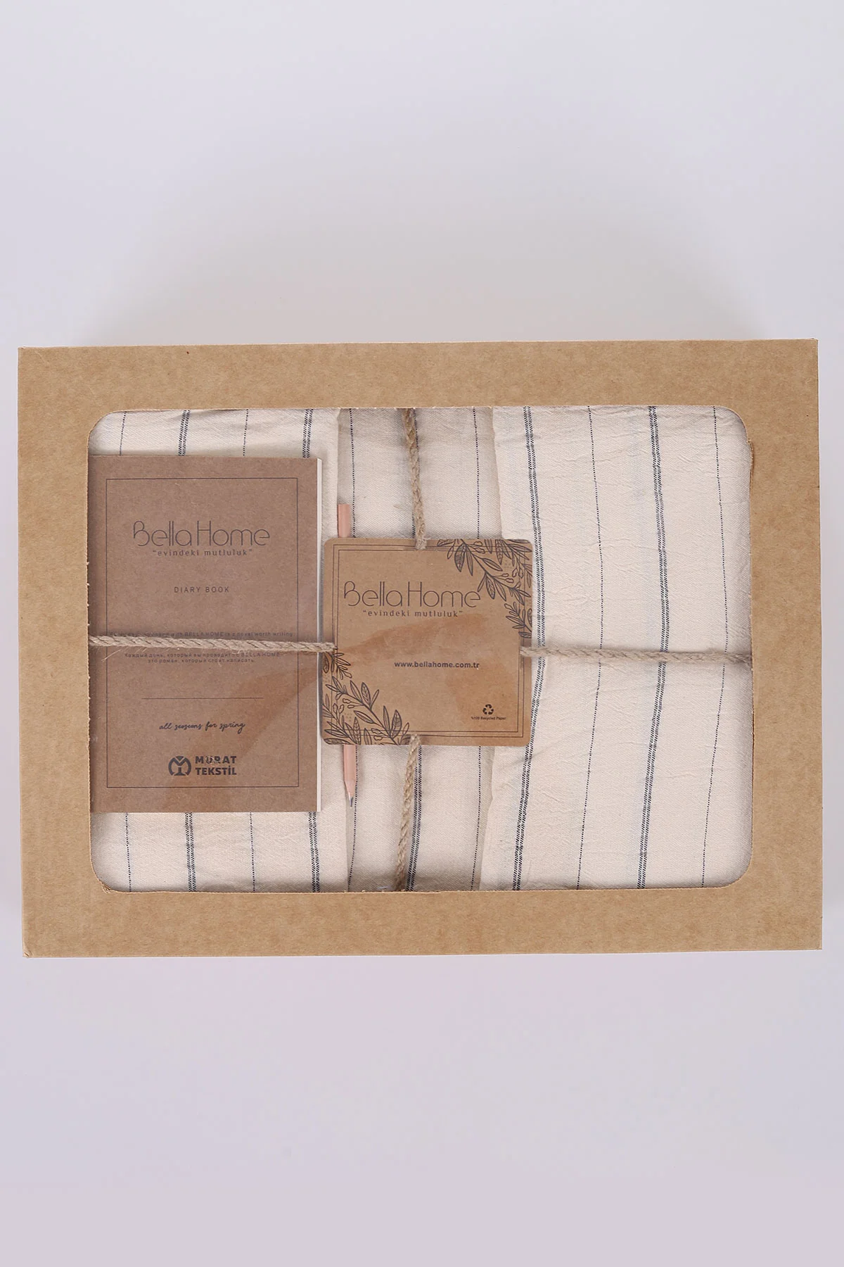 Krem 200x220 Cm Bella Home Çift Kişilik Tommy Light Nevresim Takımı - Zarif Desen & Premium Kalite 475853