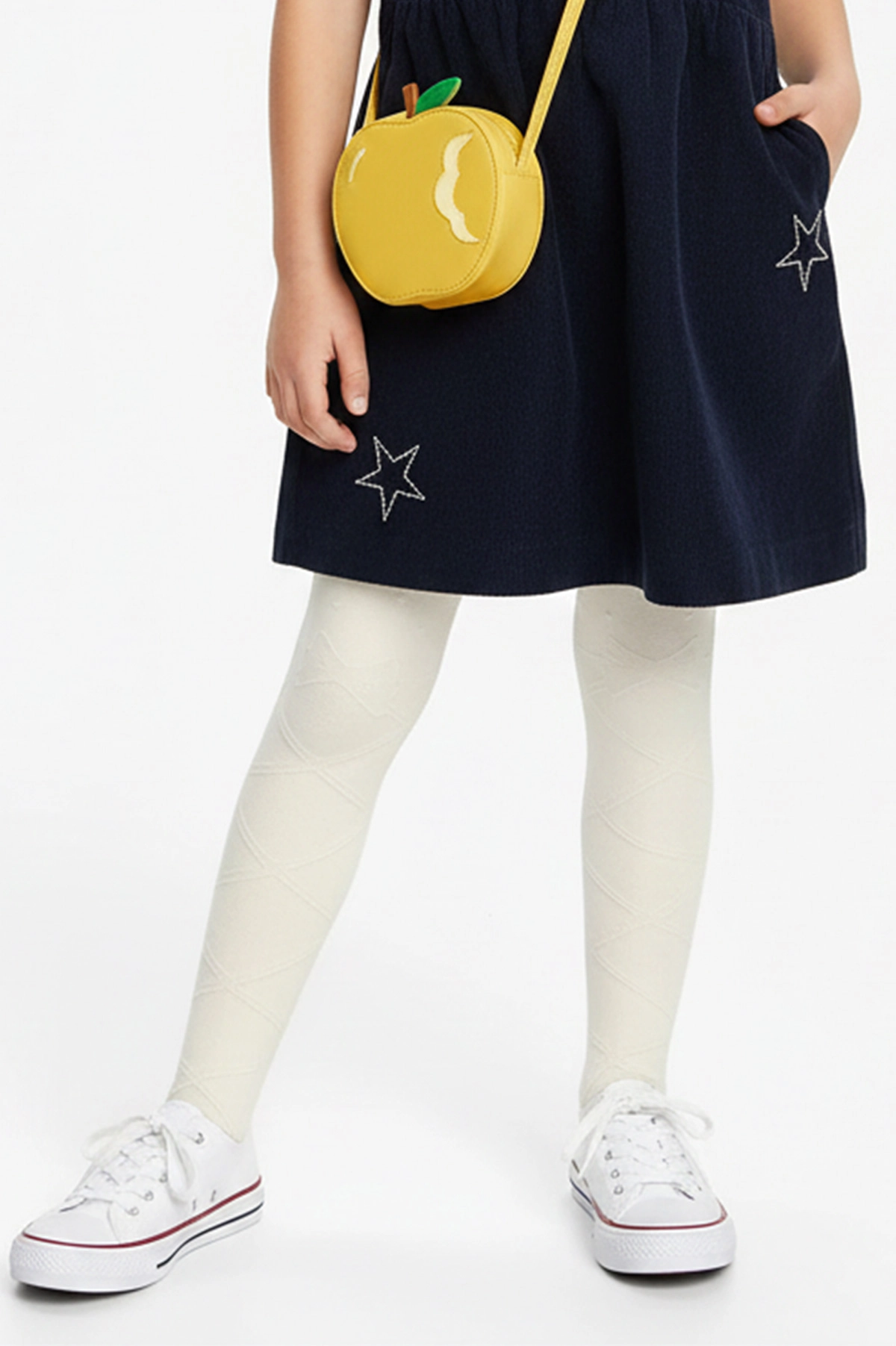 Krem 21A Penti  Pretty Cross Ballerina 30 Den Kız Çocuk Külotlu Çorap 421734