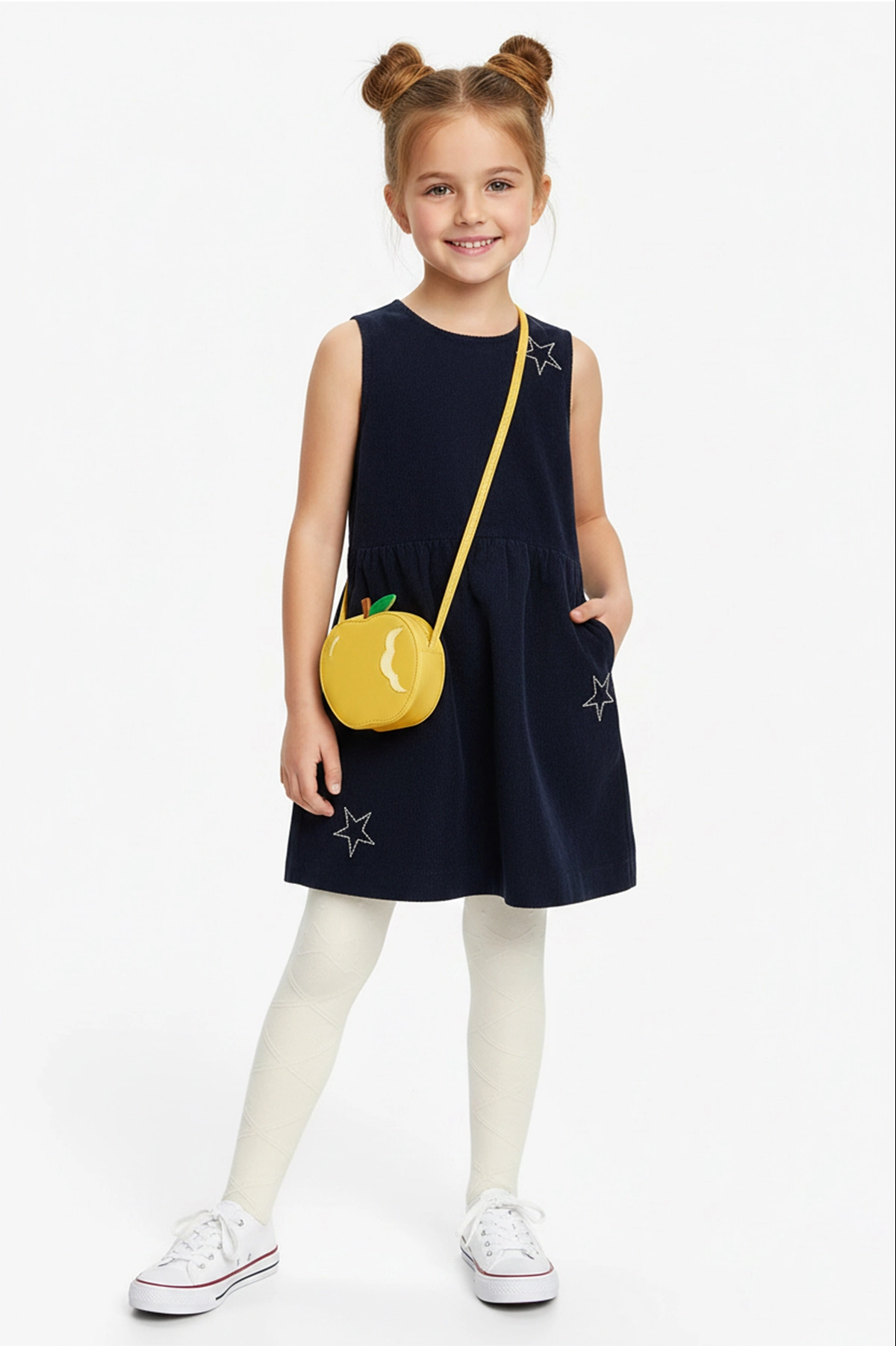 Krem 21A Penti  Pretty Cross Ballerina 30 Den Kız Çocuk Külotlu Çorap 421734