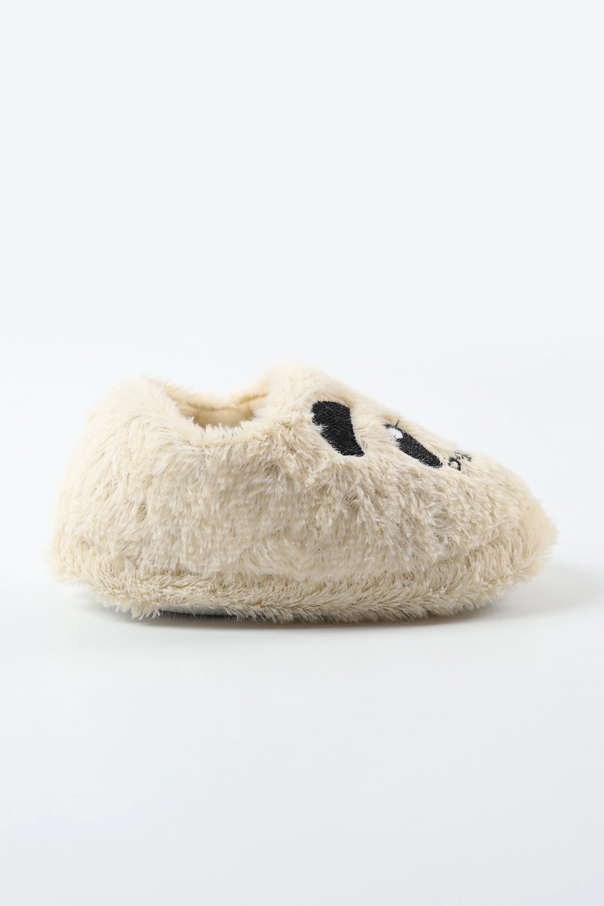 Krem ( 25 - 30 ) Peluş Figürlü Erkek Çocuk Panduf 488288