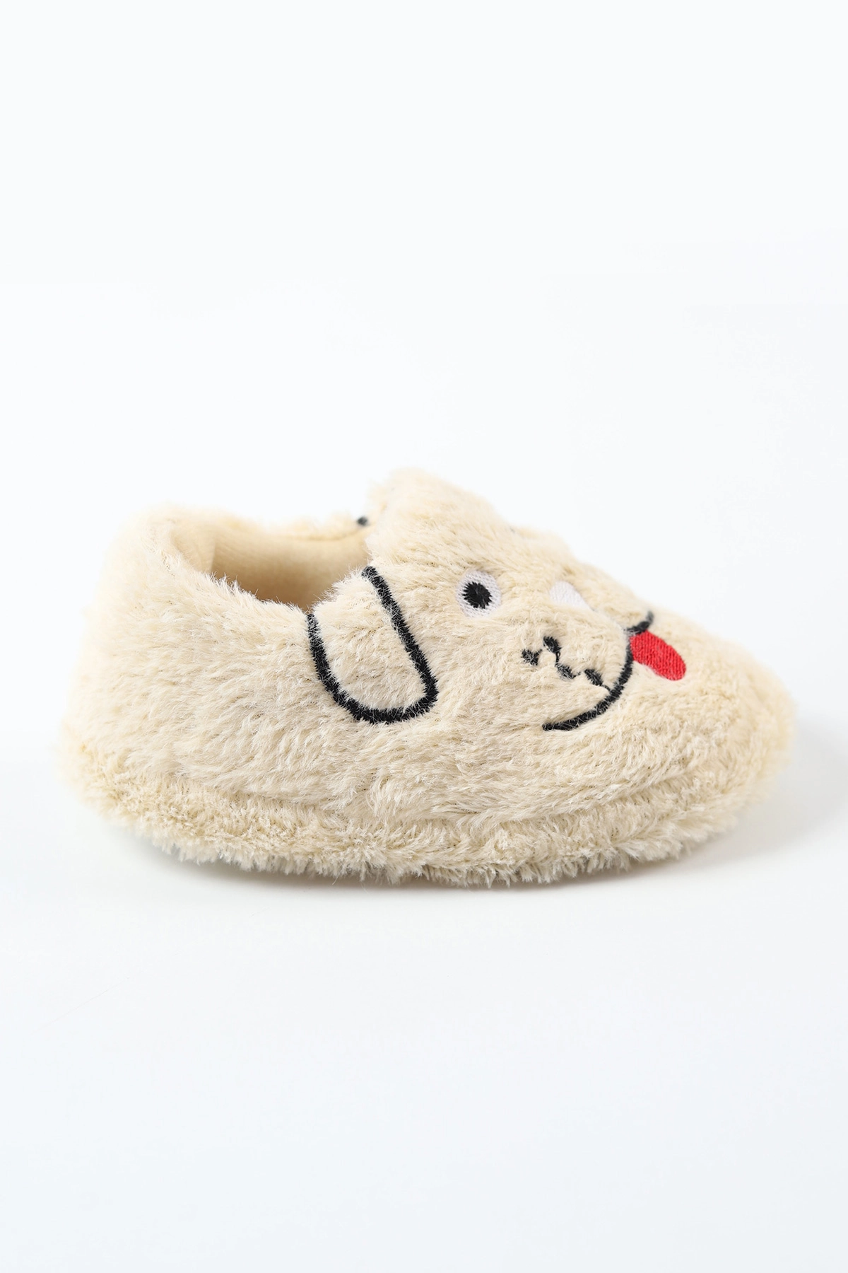 Krem ( 25 - 30 ) Peluş Figürlü Erkek Çocuk Panduf 488295