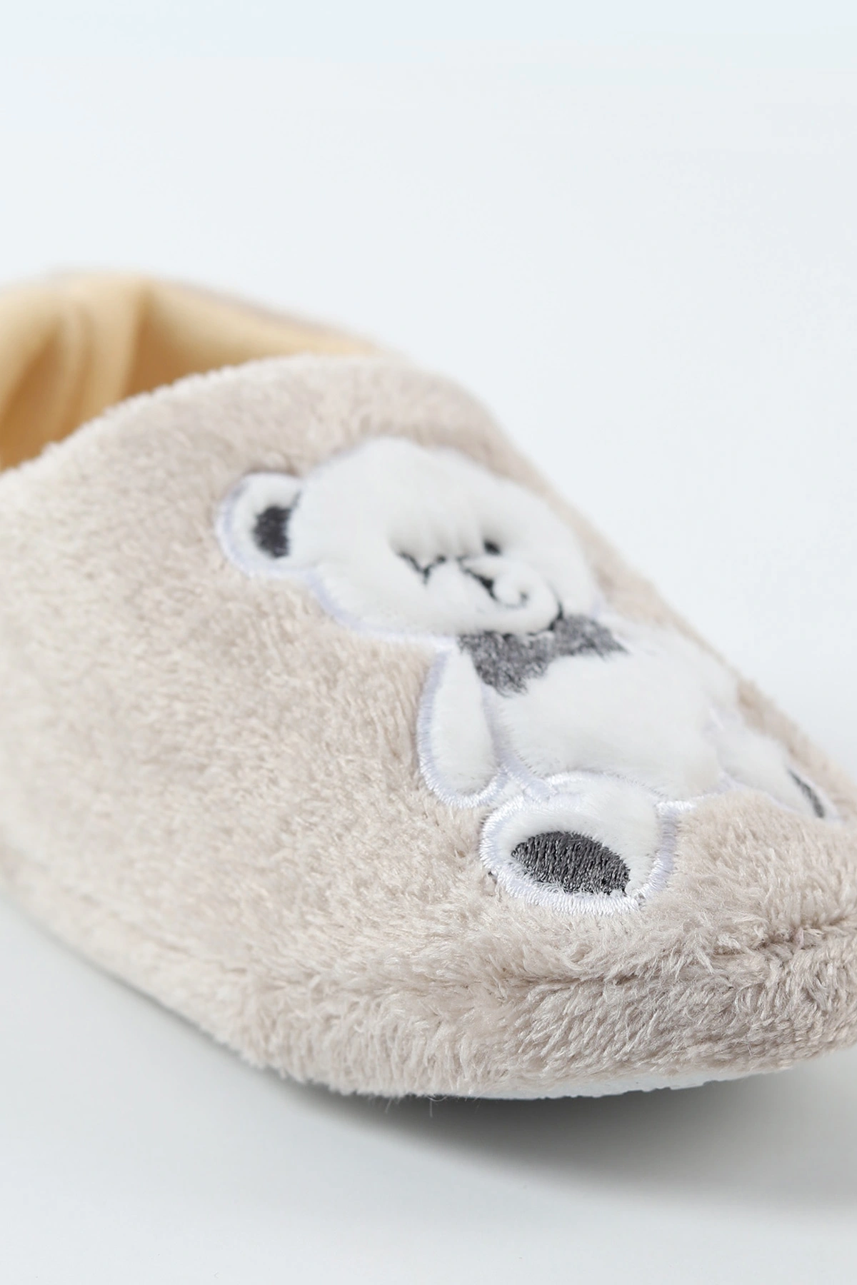 Krem ( 29 - 34 ) Peluş Figürlü Çocuk Panduf 496296