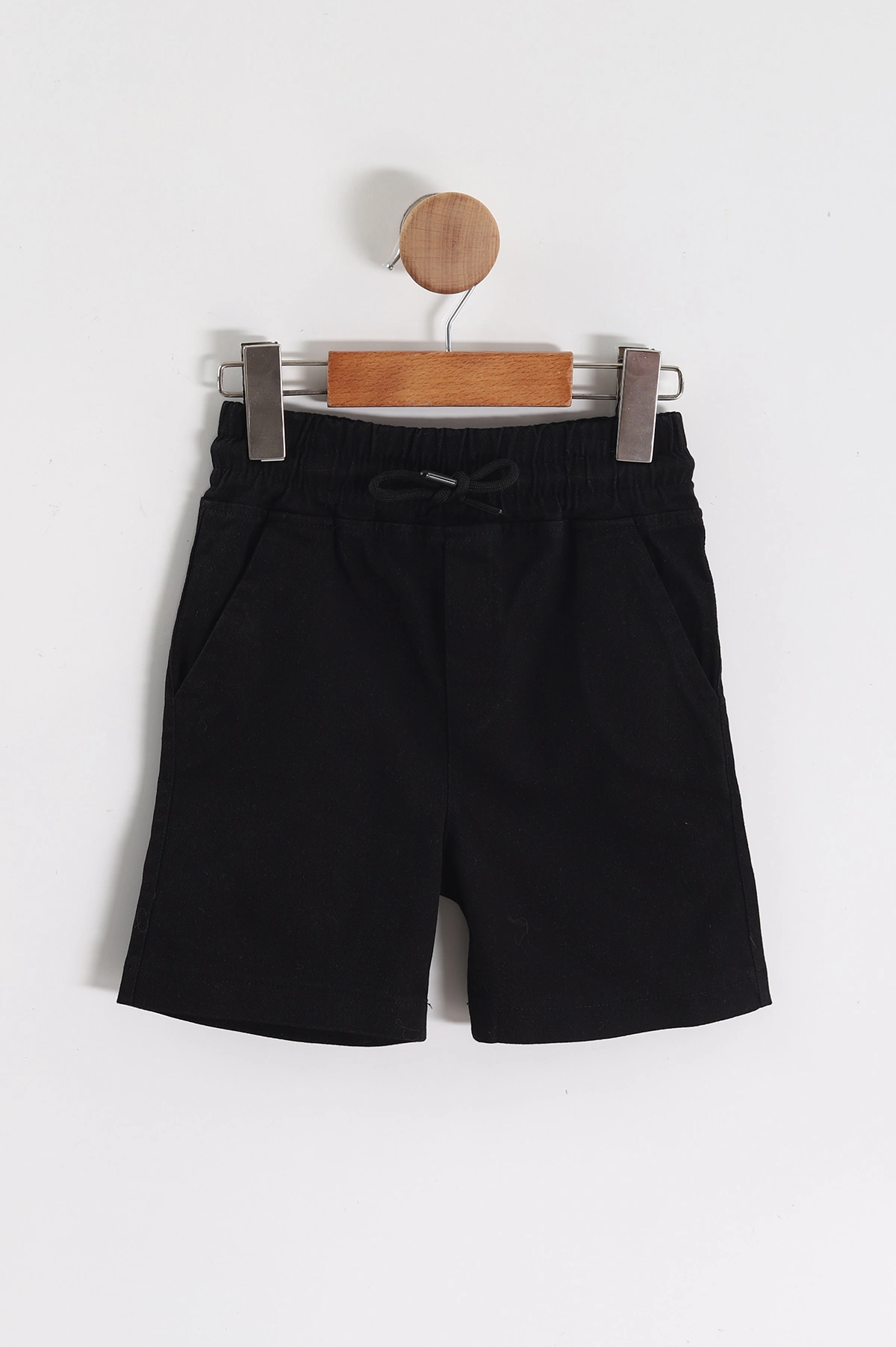 Krem (3-10 Yaş) Design Baskılı Gabardin Şortlu Erkek Çocuk Yazlık Takım 443635