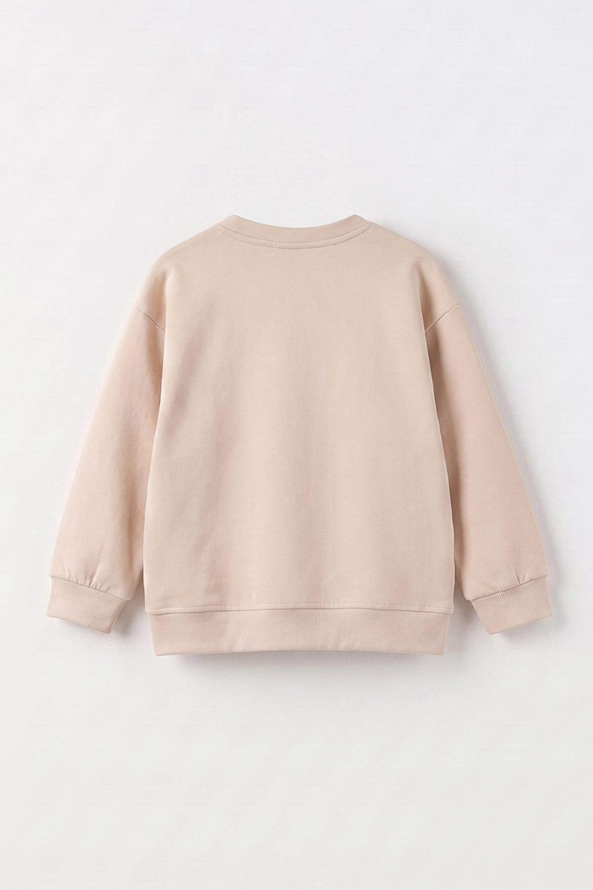 Krem (3-12 Yaş) Boston Baskılı Erkek Çocuk Sweatshirt 473821