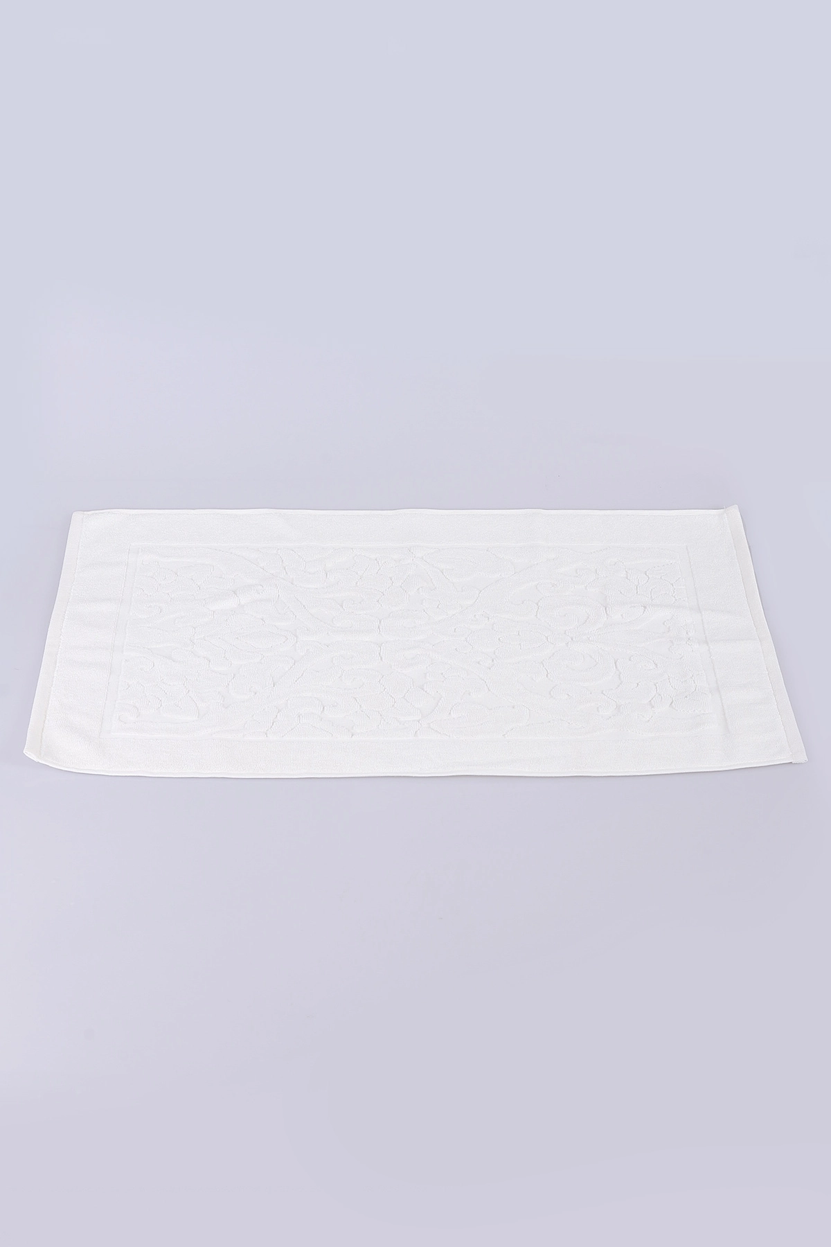 Krem 50x70 Cm Şal Desenli Ayak Havlusu 448898