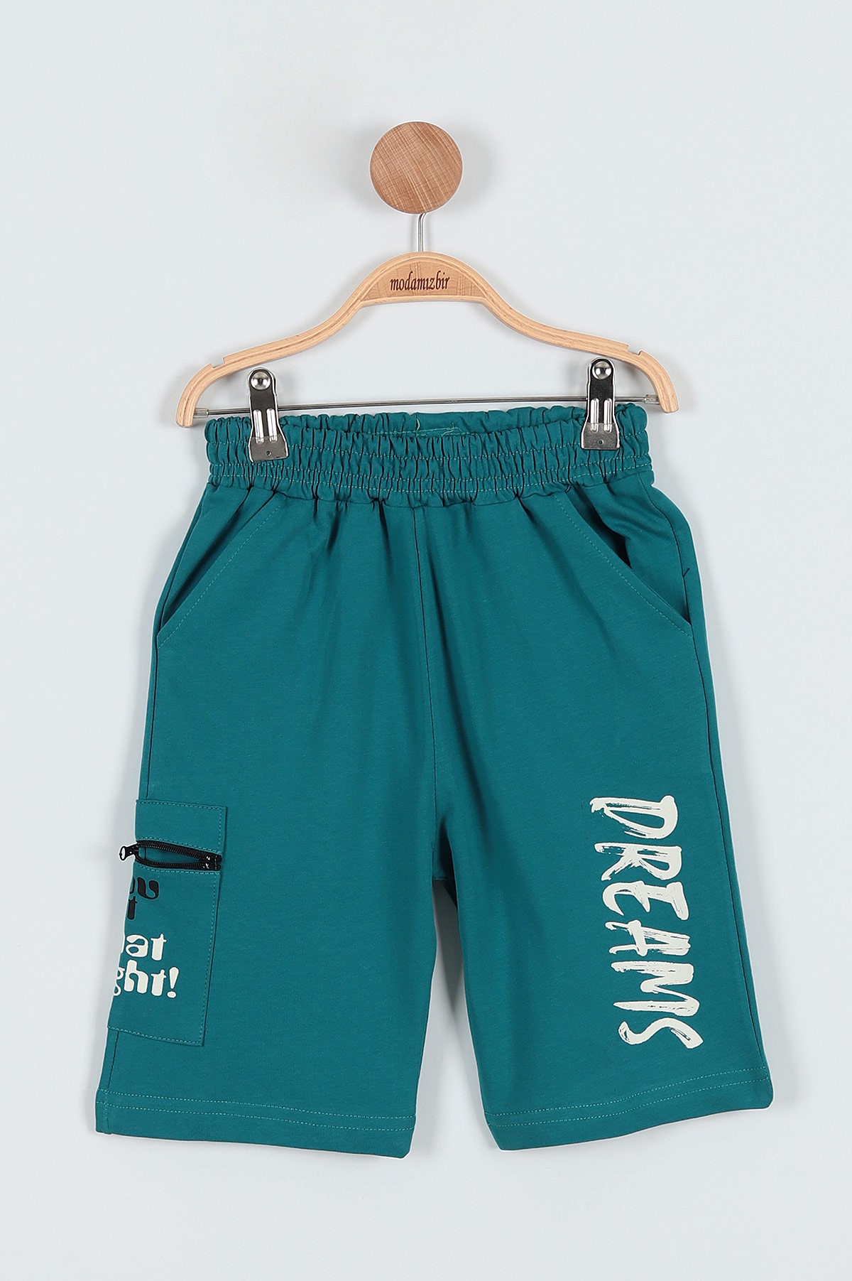 Krem (7-10 Yaş) Dreams Baskılı Cepli Fermuar Detaylı Erkek ÇocukTakım 186345