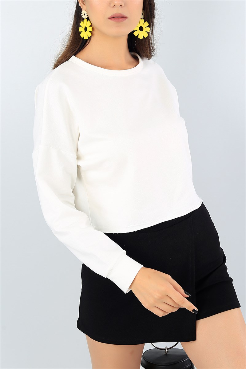 Krem Bayan Crop Sweat 41321