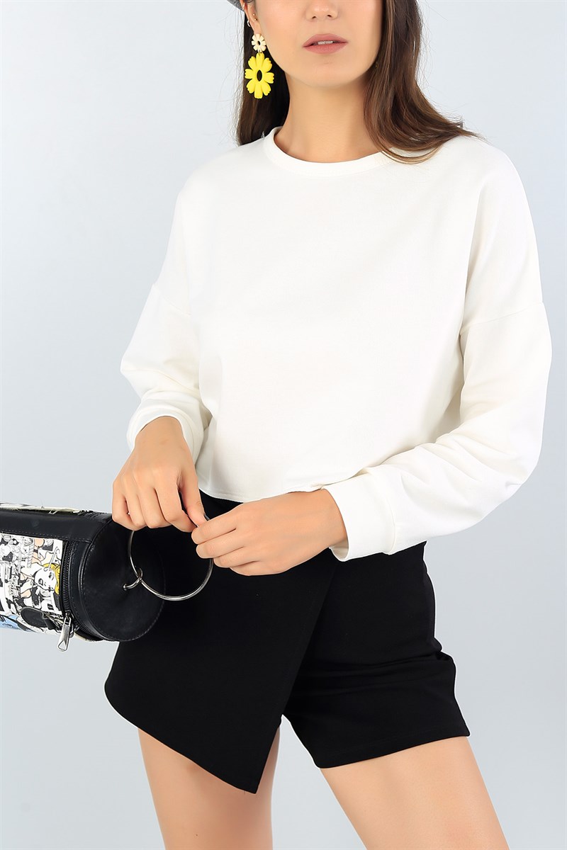 Krem Bayan Crop Sweat 41321