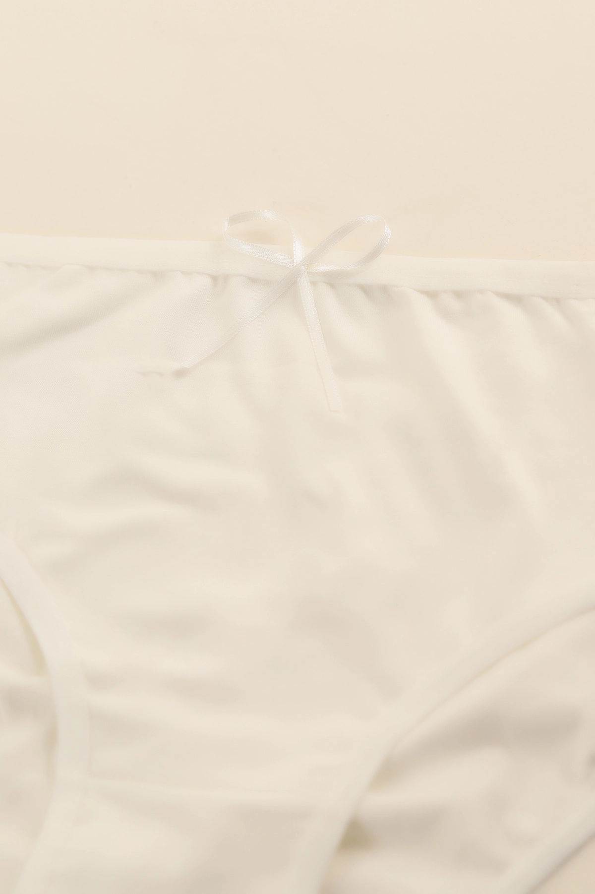 Krem Ch0721 Geniş Kenarlı Külot 288499
