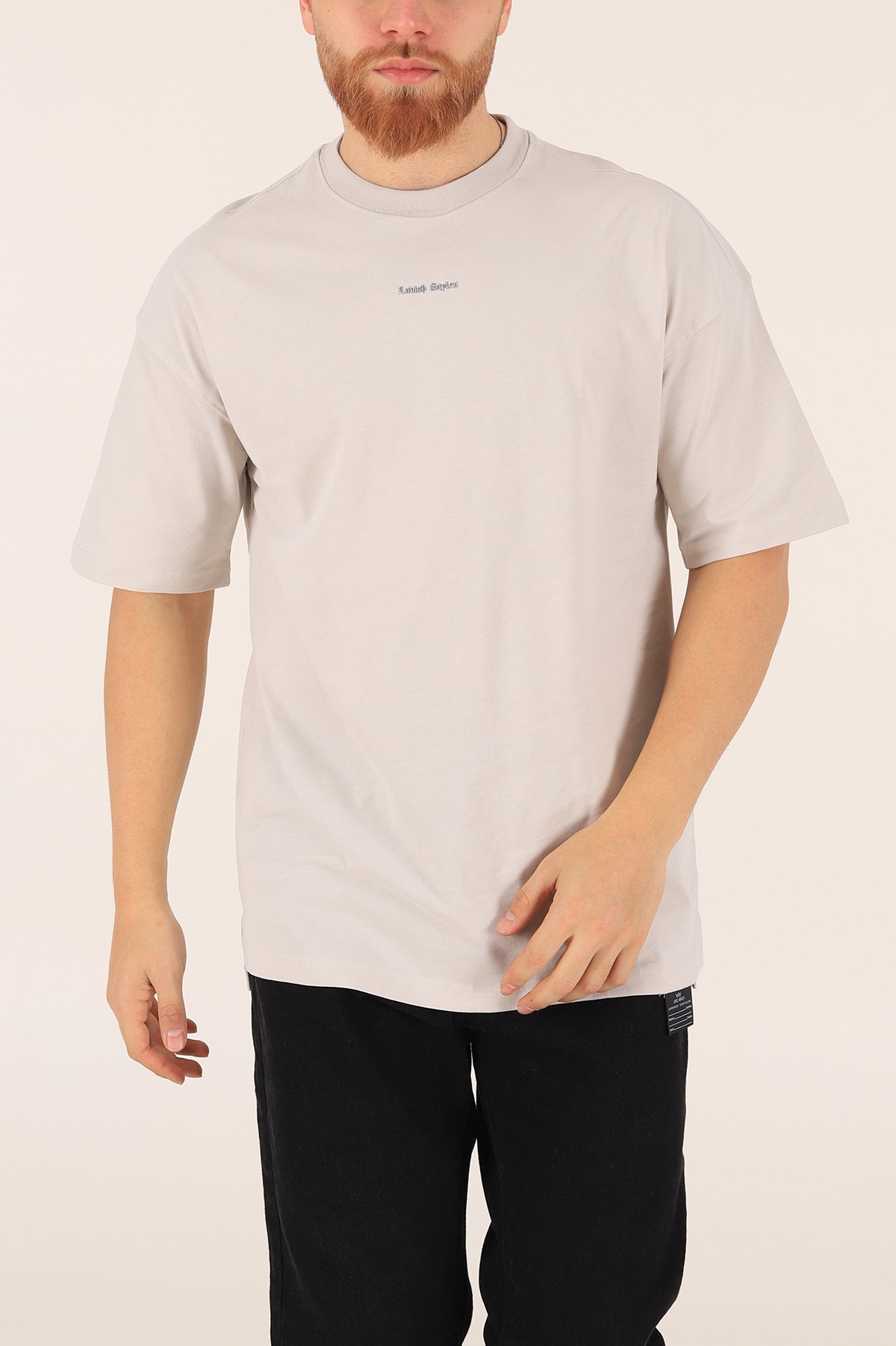 Krem Labish Styles Baskılı Tişört 165654