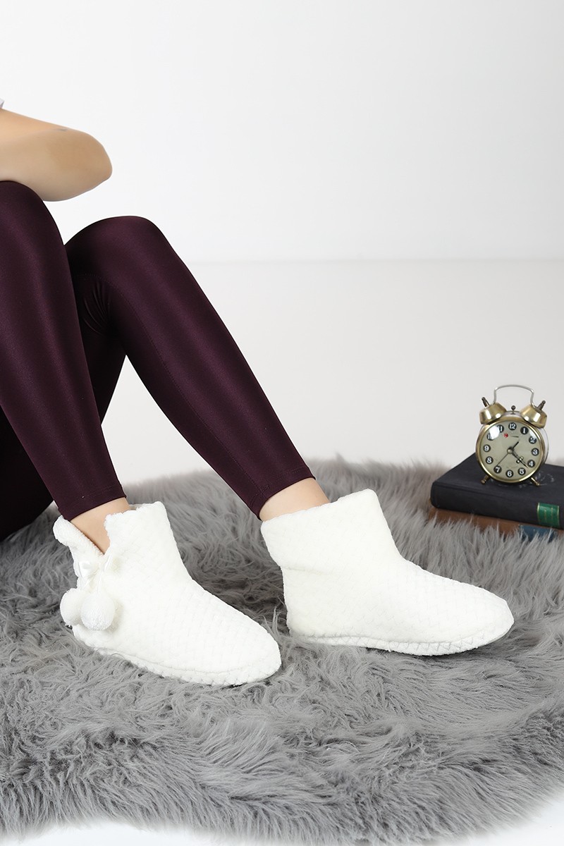 Krem Ponpon Detay Panduf 85760