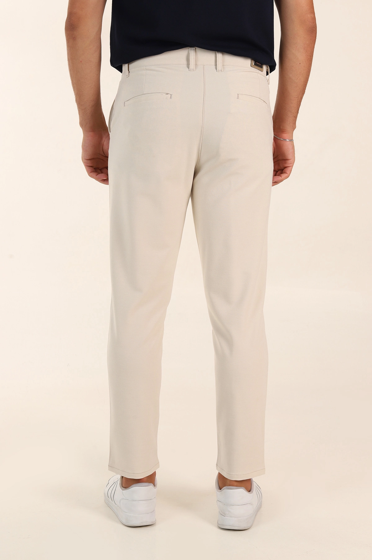 Krem Slim Fit Erkek Kumaş Pantolon 391135