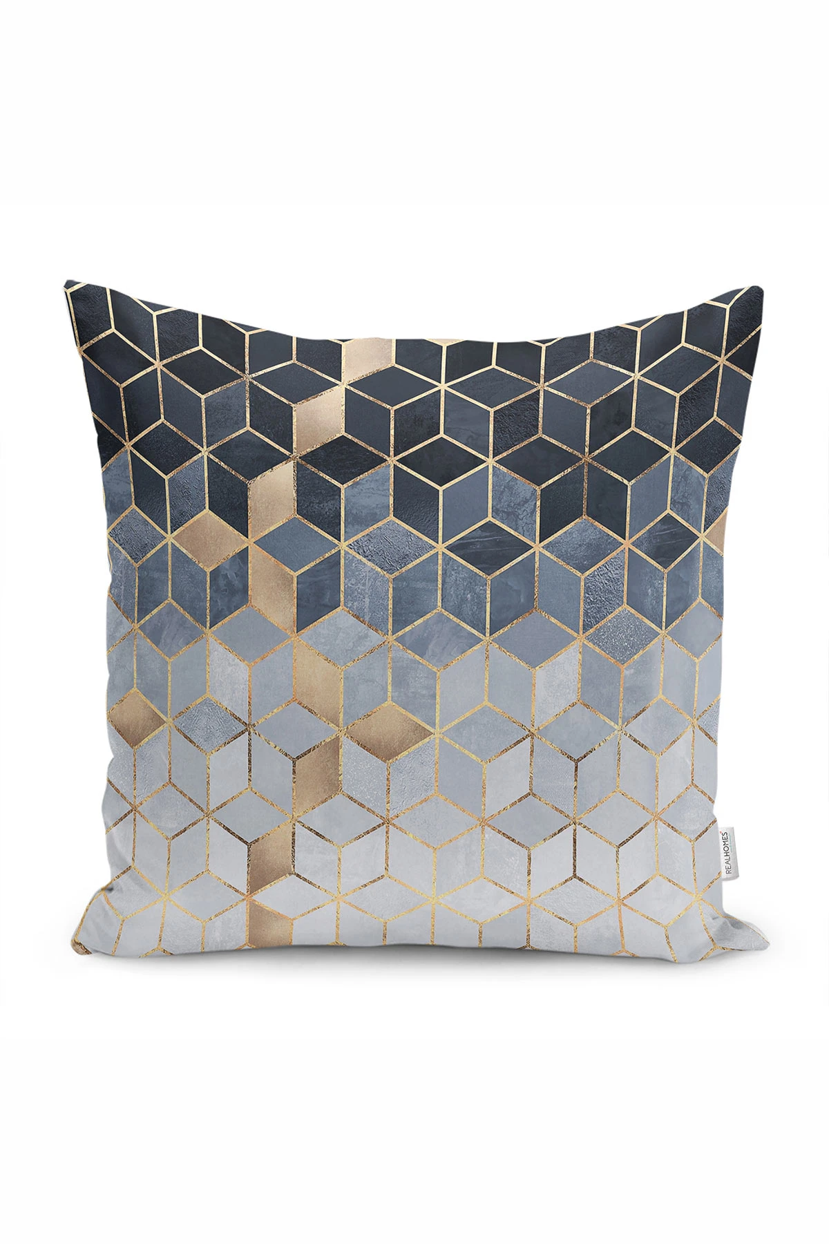 43x43 Dijital Baskılı Fermuarlı Modern Kırlent Kılıfı 308767